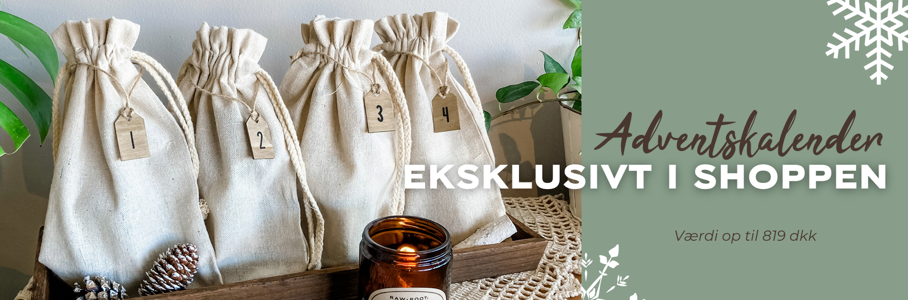 Webshop forside banner - Adventskalender