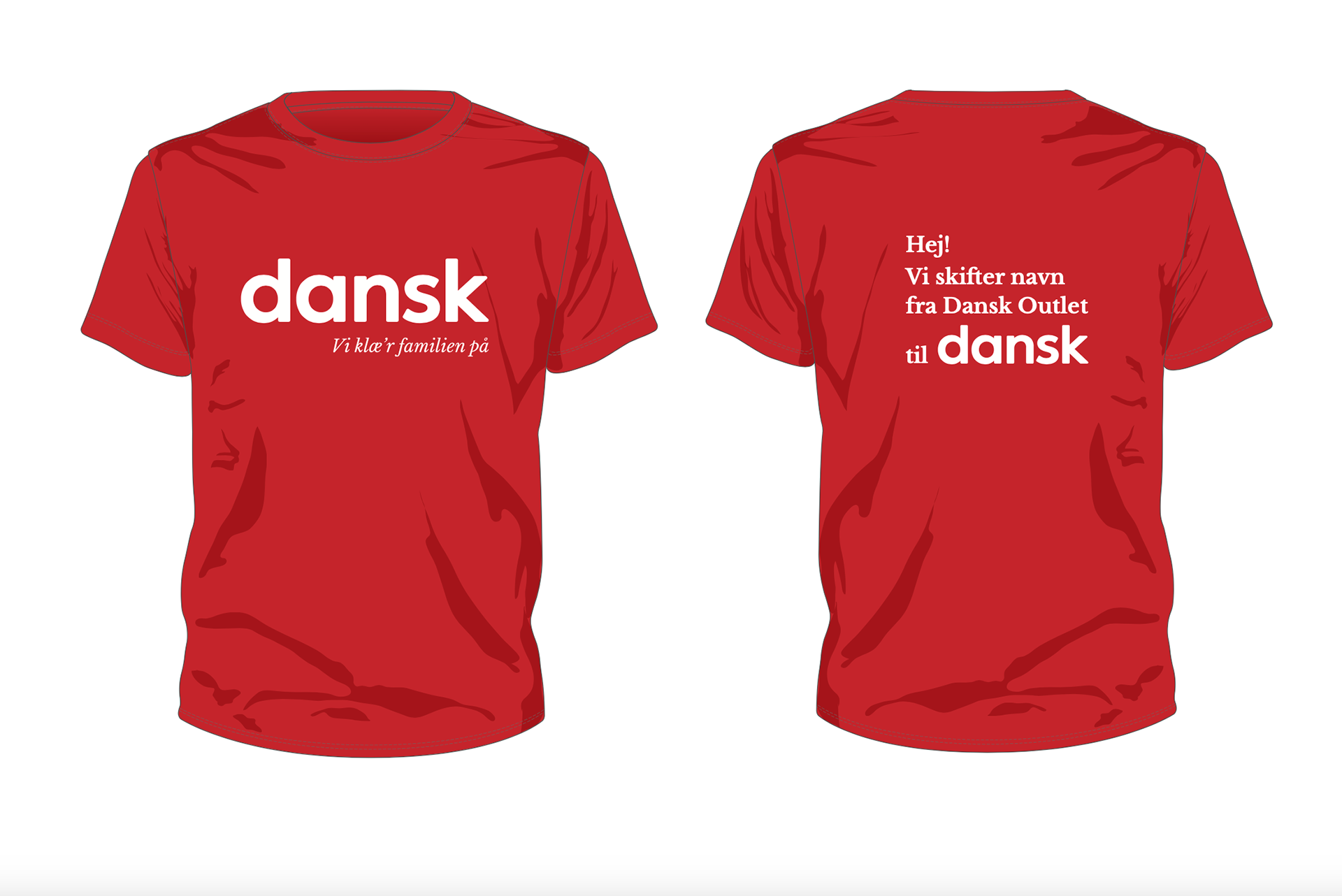 T-shirt design til butiksåbning