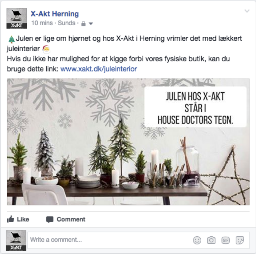 Facebook opslag ang. Jul