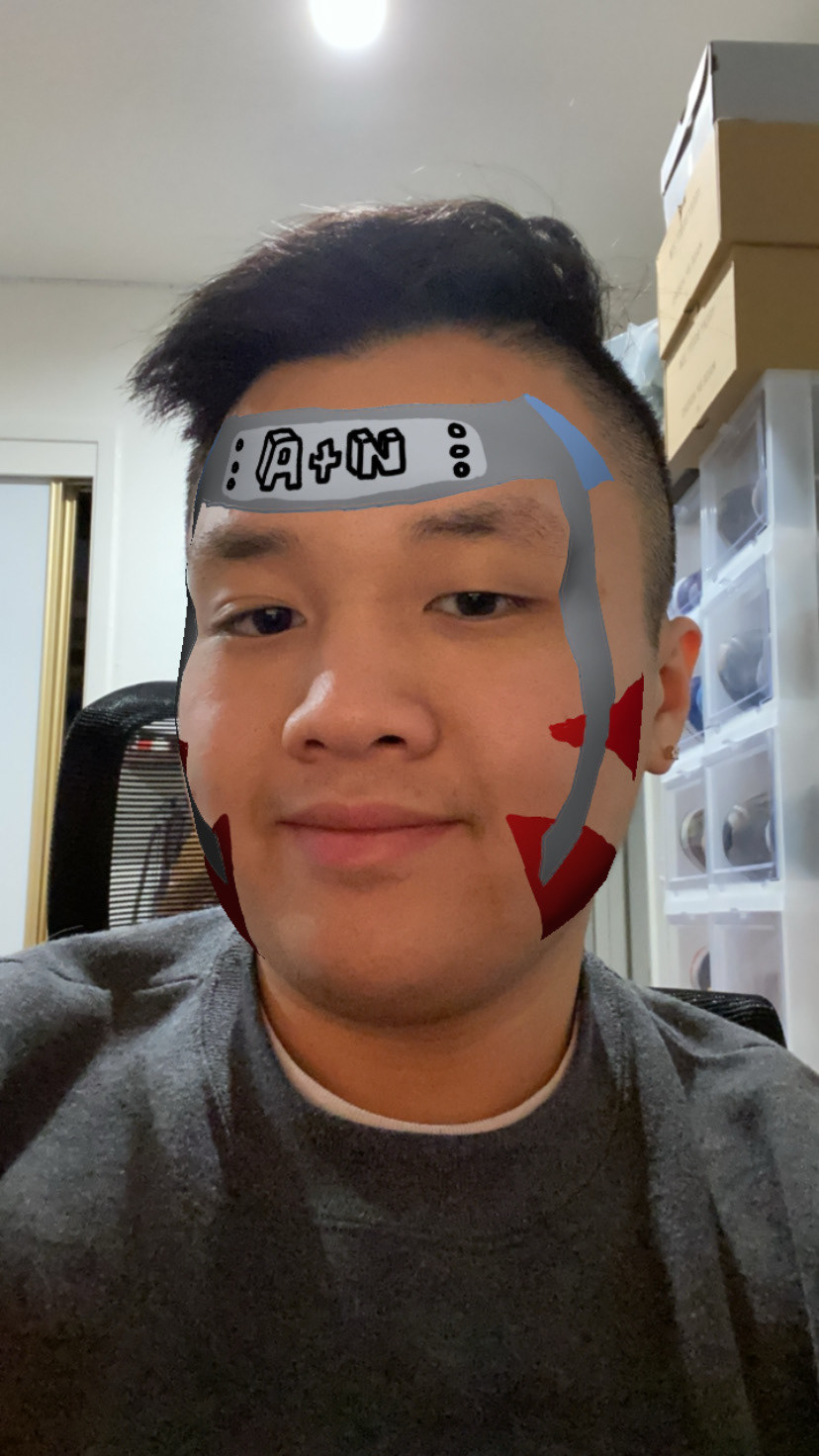 Working AR Filter published on Instagram