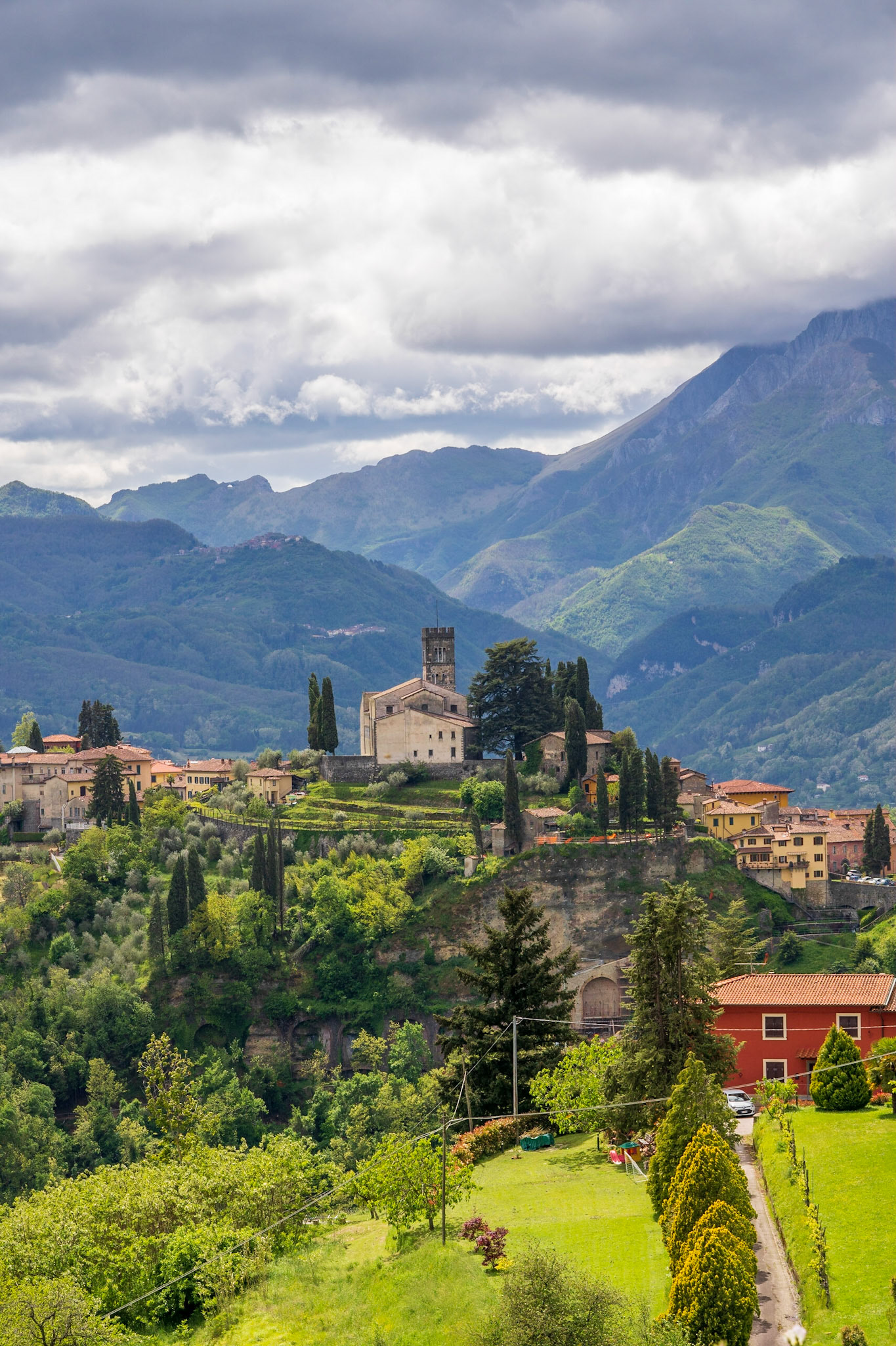 Overlooking Barga, Italy