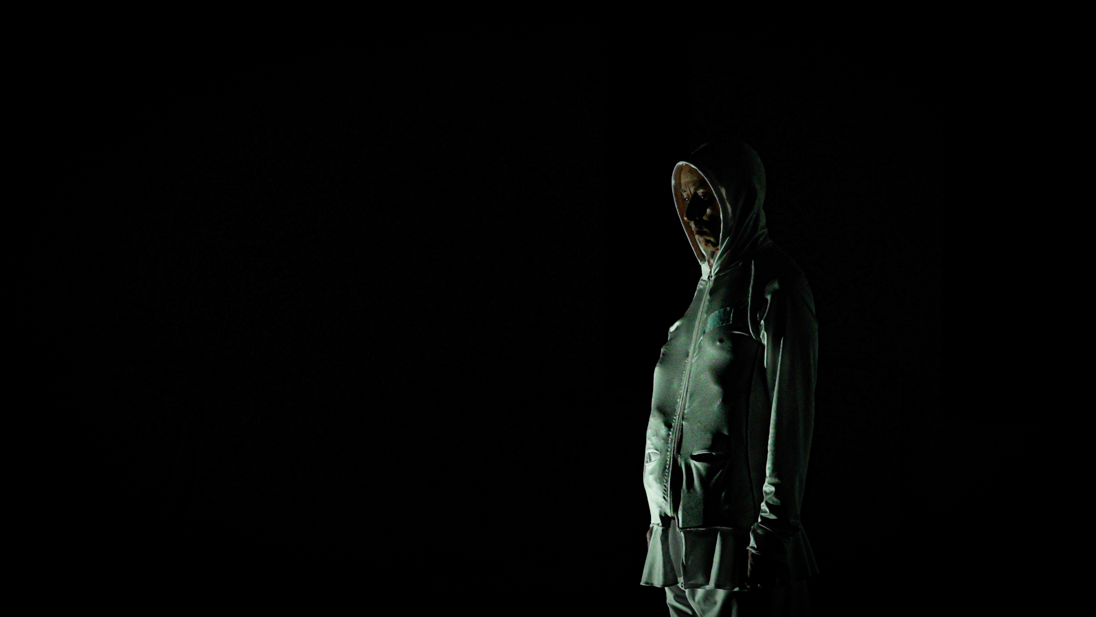 Matthew Crosby in Corporare, screenshot of cinematography by Cobie Orger