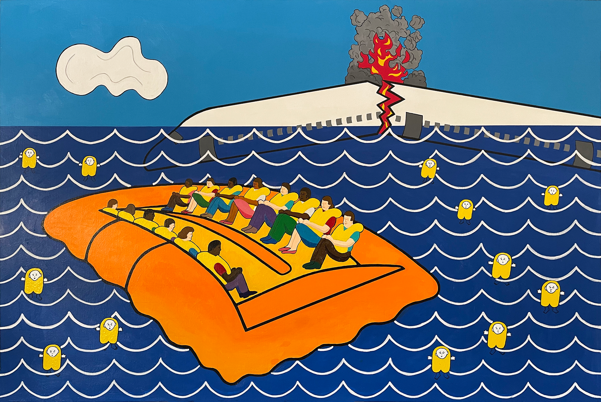 Raft of the Medusa 24"x36", $995