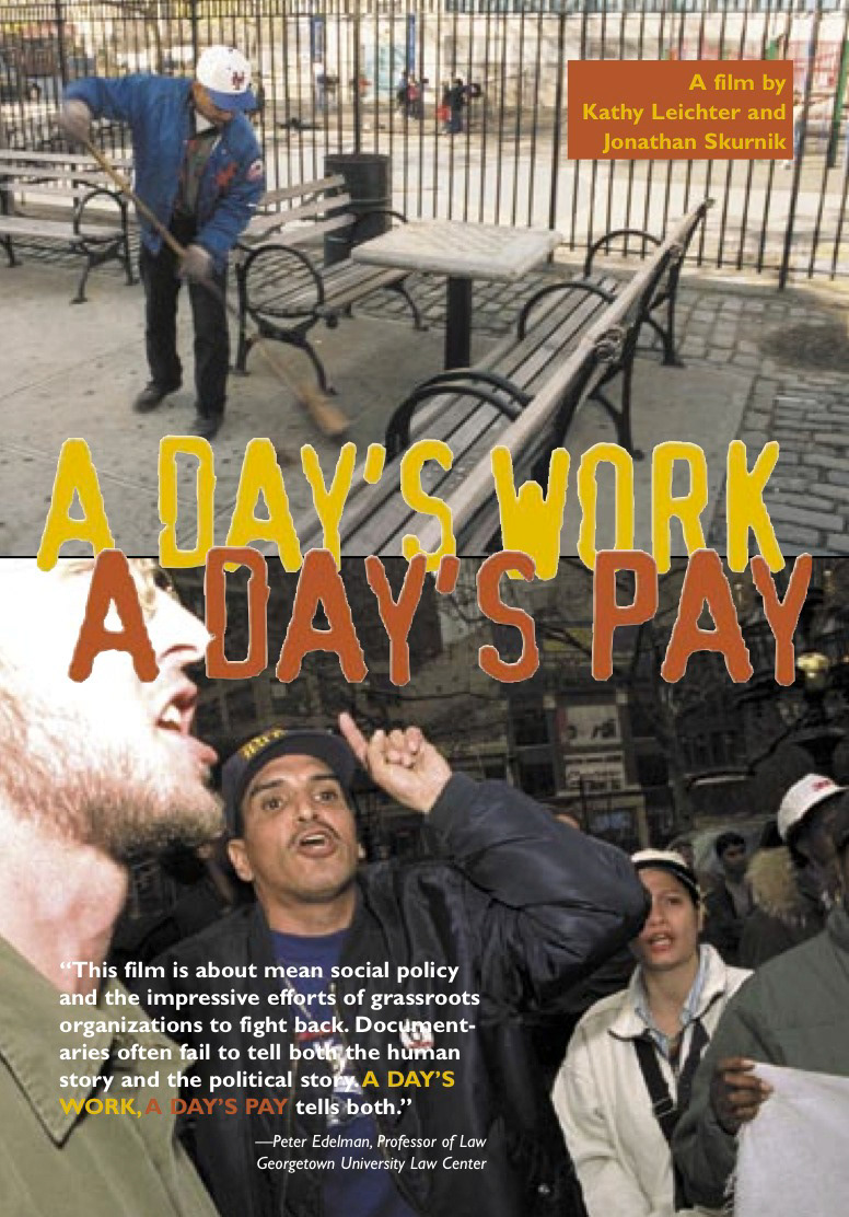 Poster for A Day's Work, A Day's Pay.