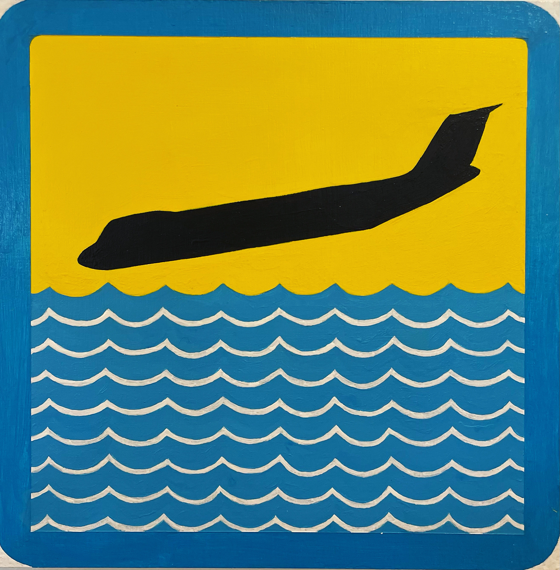 Untitled (Water Landing), 8"x8", $395