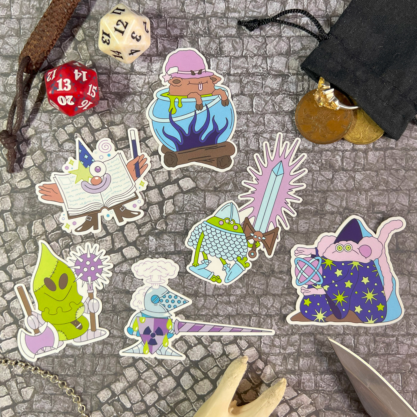 Sticker Pack in collaboration with Alice Monvaillier (2023)