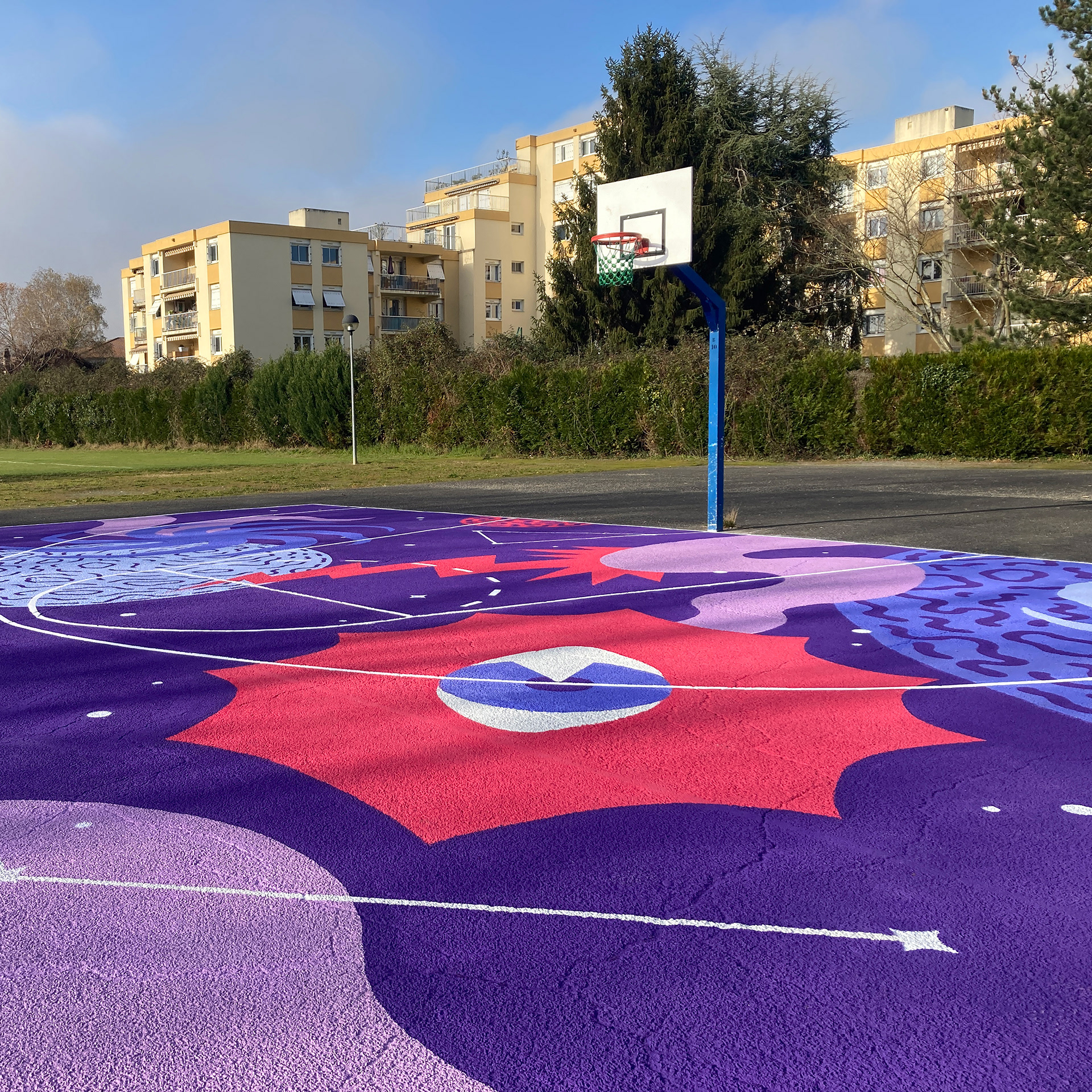 ROYAL BETON painted playground in Pau (2020)