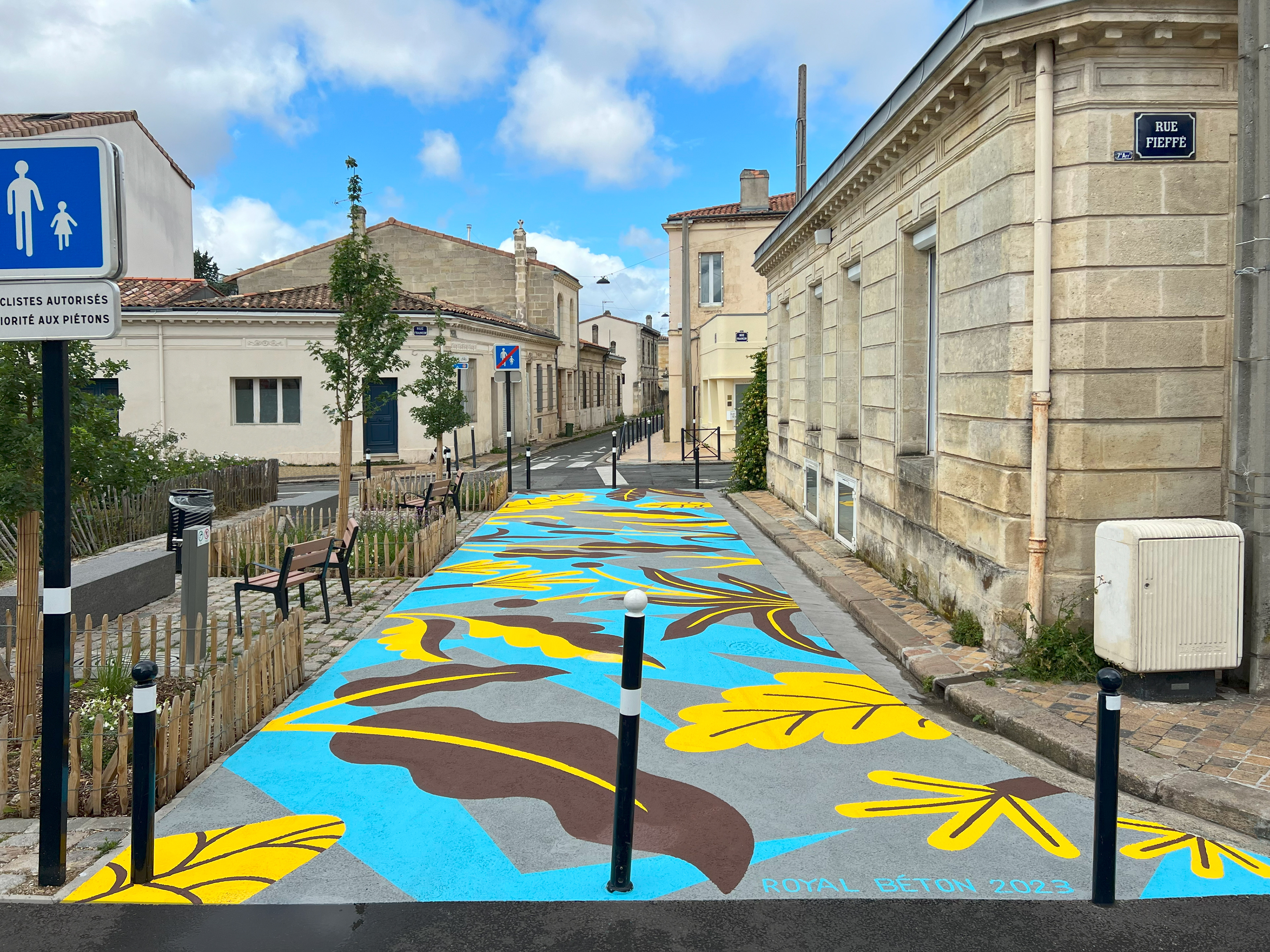 ROYAL BETON mural for the city of Bordeaux (2023)