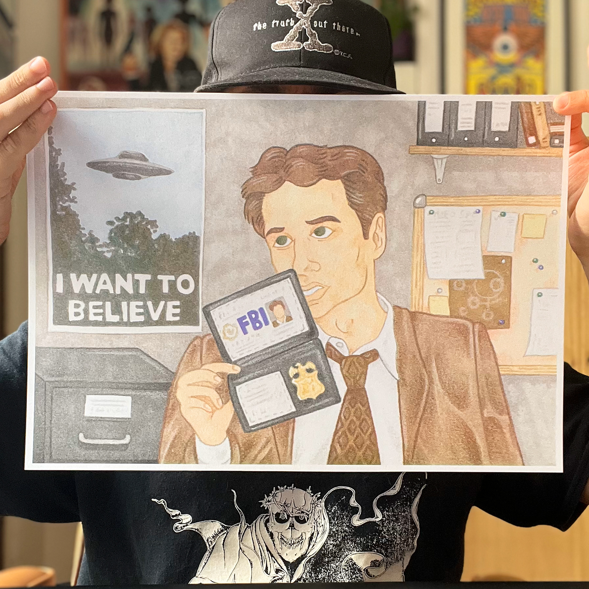 X-Files riso print (2024)