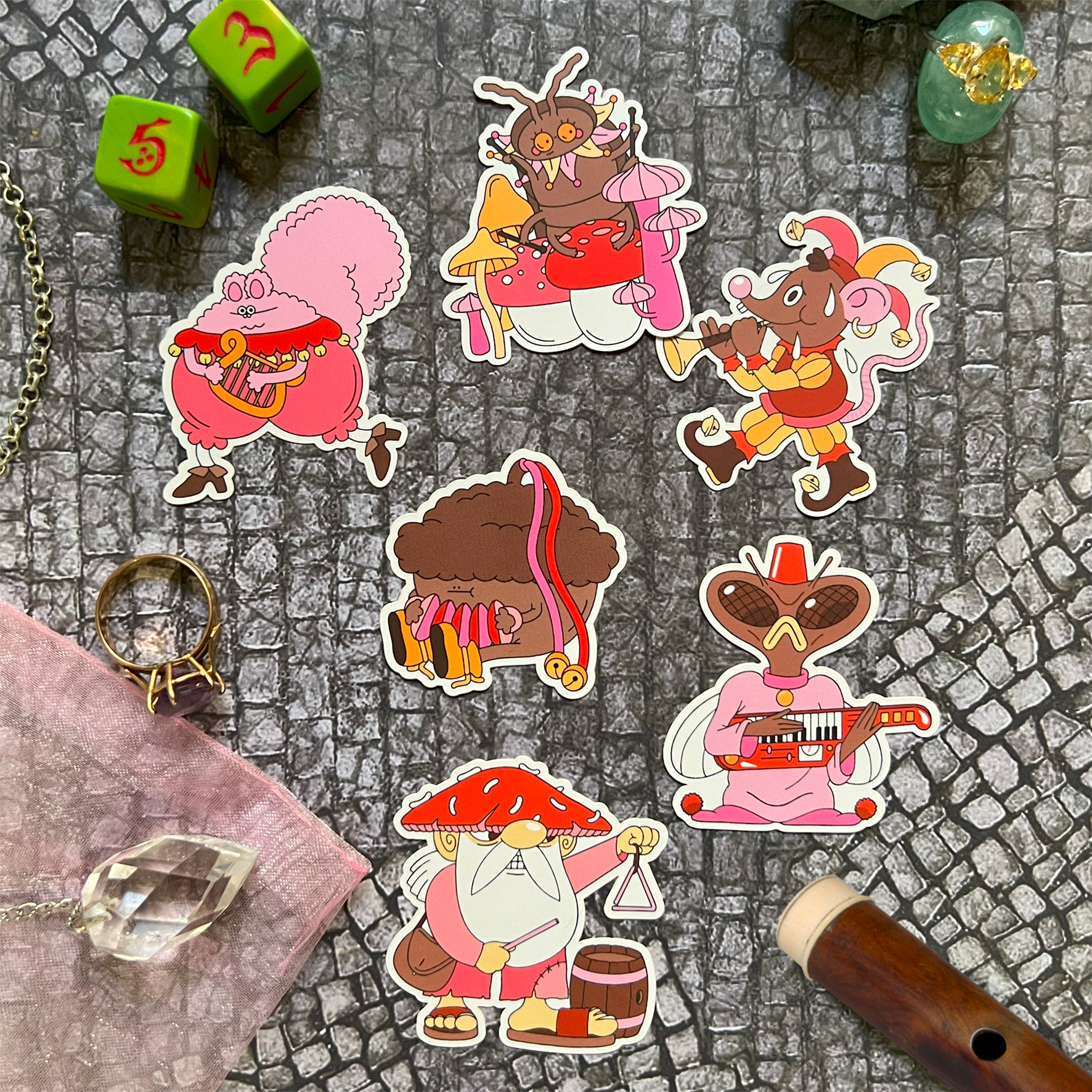 Sticker Pack in collaboration with Alice Monvaillier (2023)