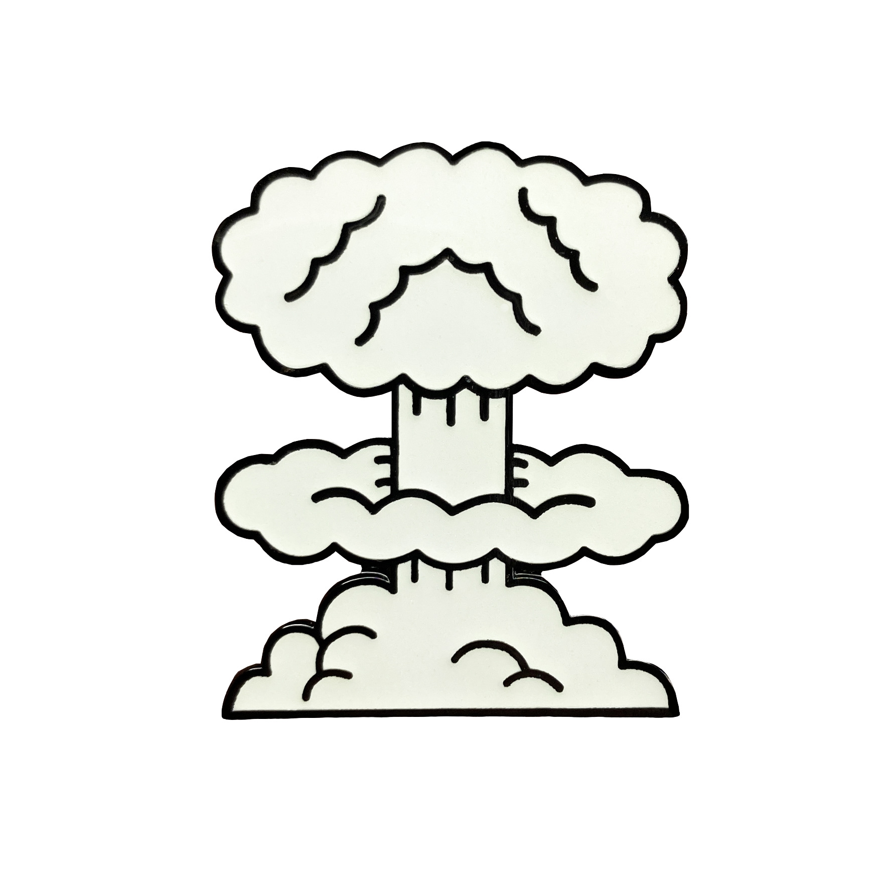 EXPLOSION Glow-in-the-dark pin (2022)
