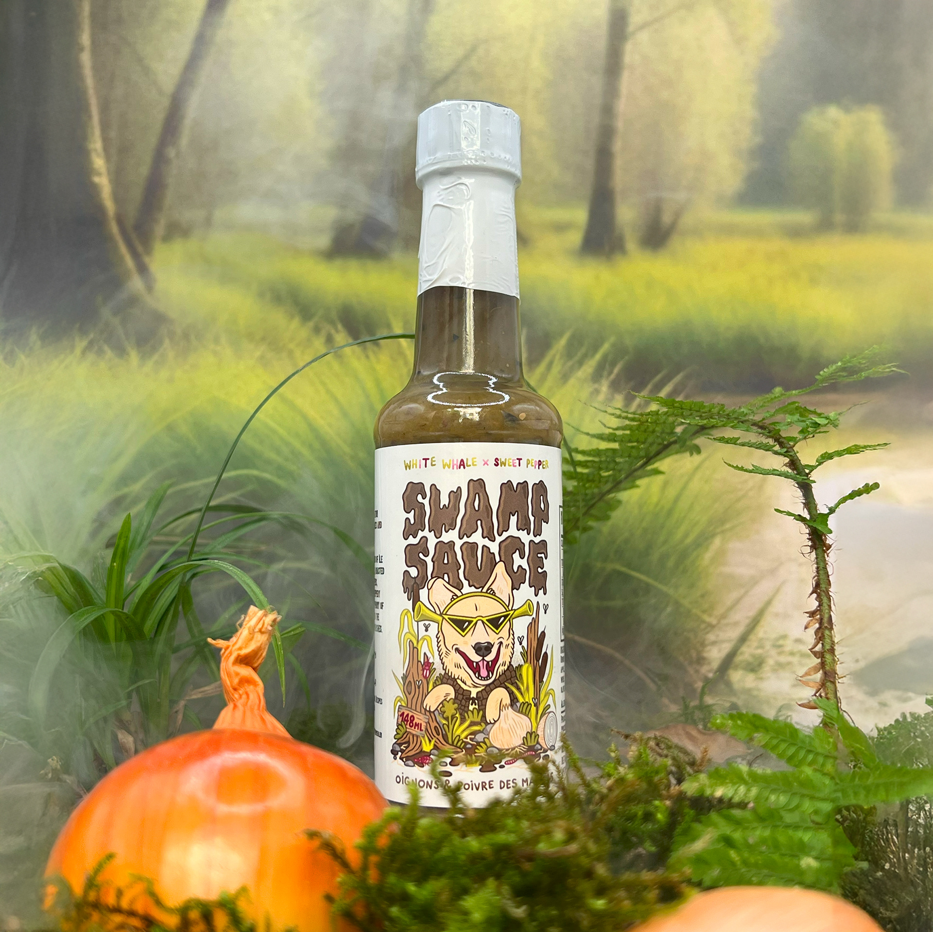 Hot sauce label art for SWEET PEPPER (2024)