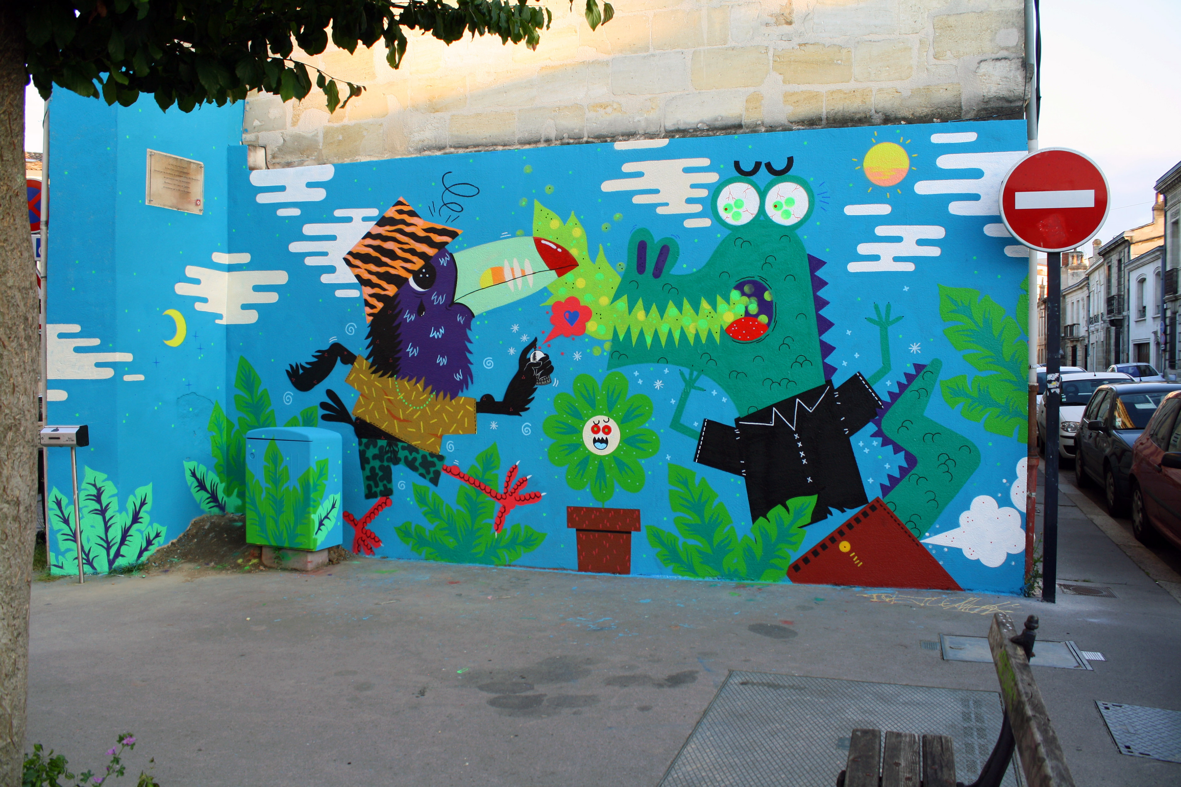 Wild mural with VINCENT SEREKS (2017)