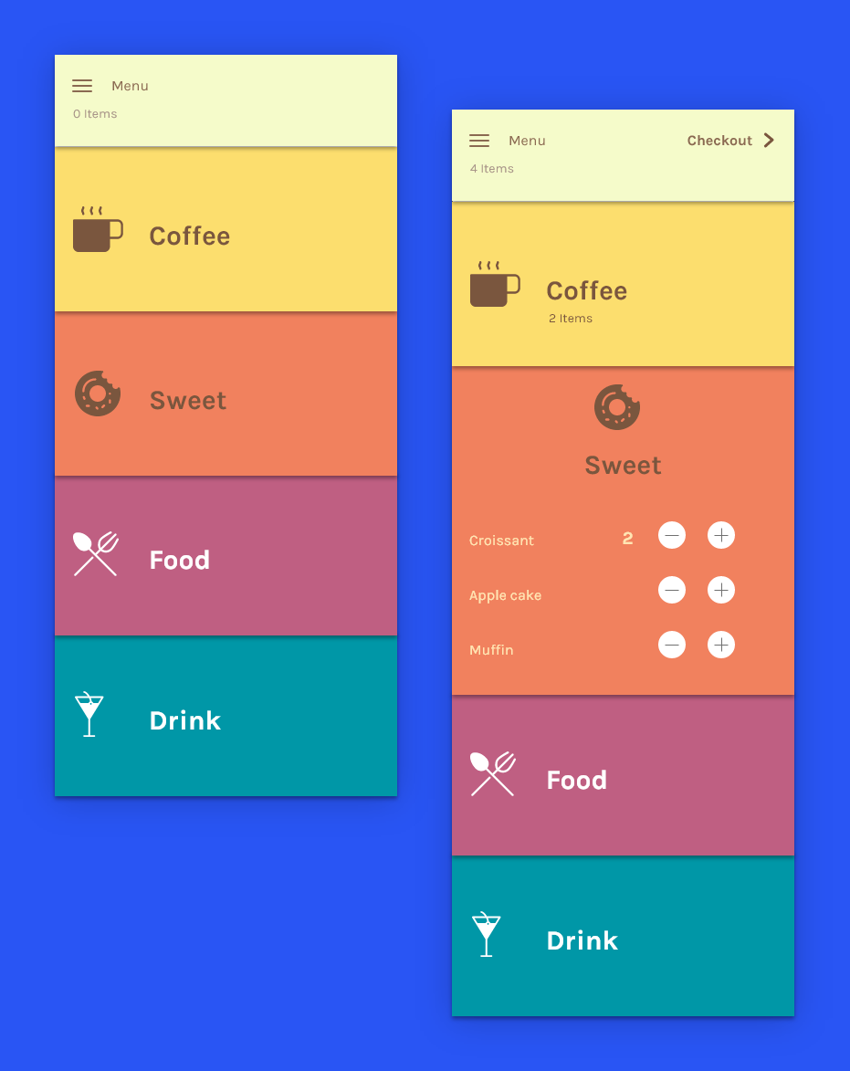 Food delivery app