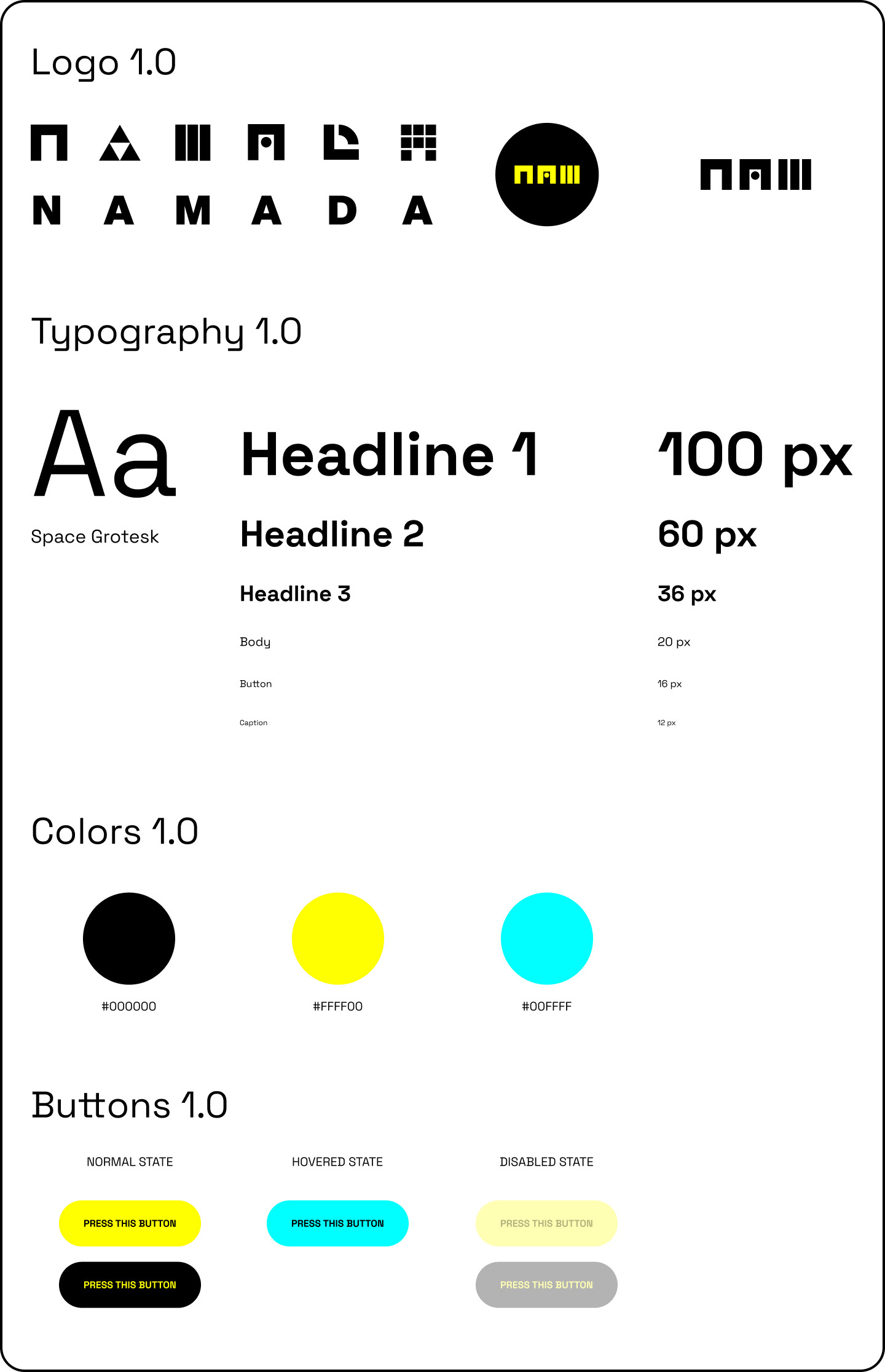 Namada Style Guide