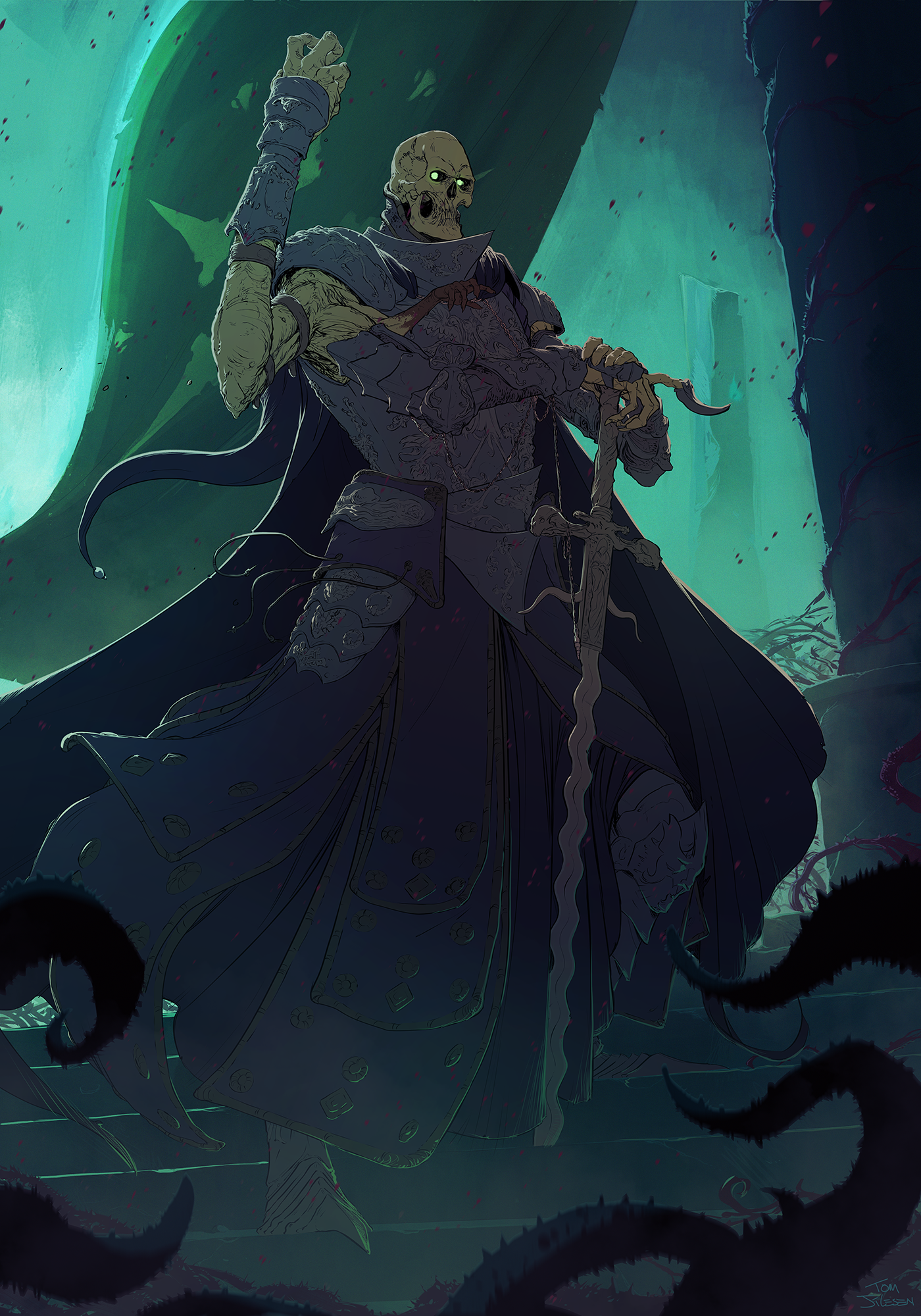 COURT OF THE DEAD - DEMITHYLE (SIDESHOW PRINT)