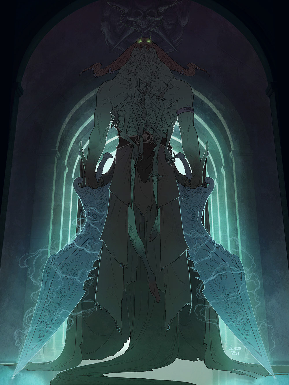 COURT OF THE DEAD - OGLAVAEIL (SIDESHOW PRINT)