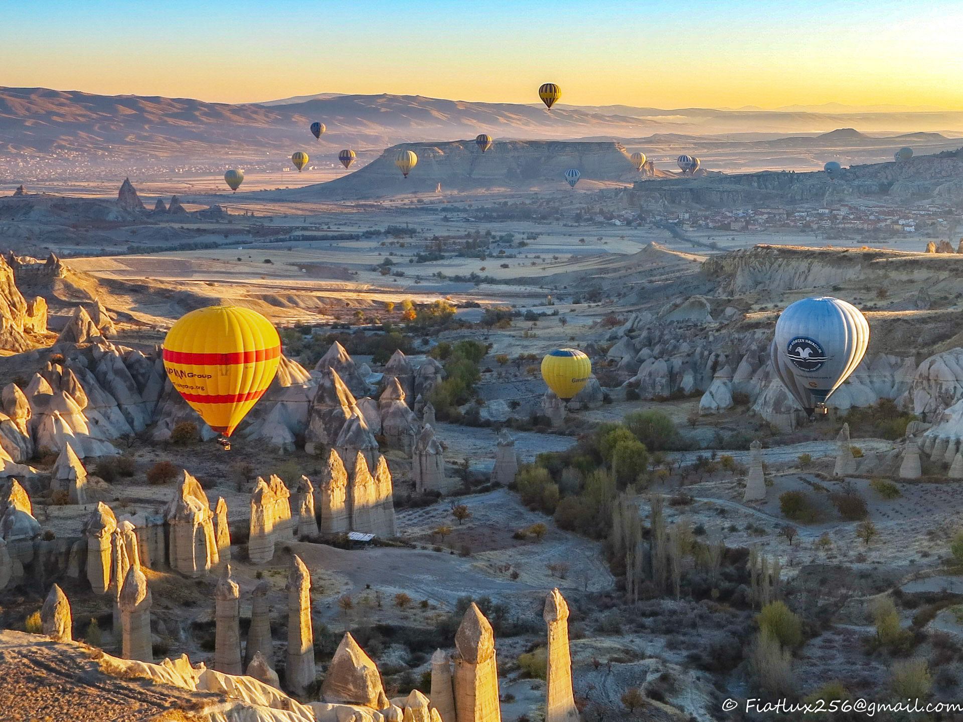 Balloons in Cappadoce, Turkey