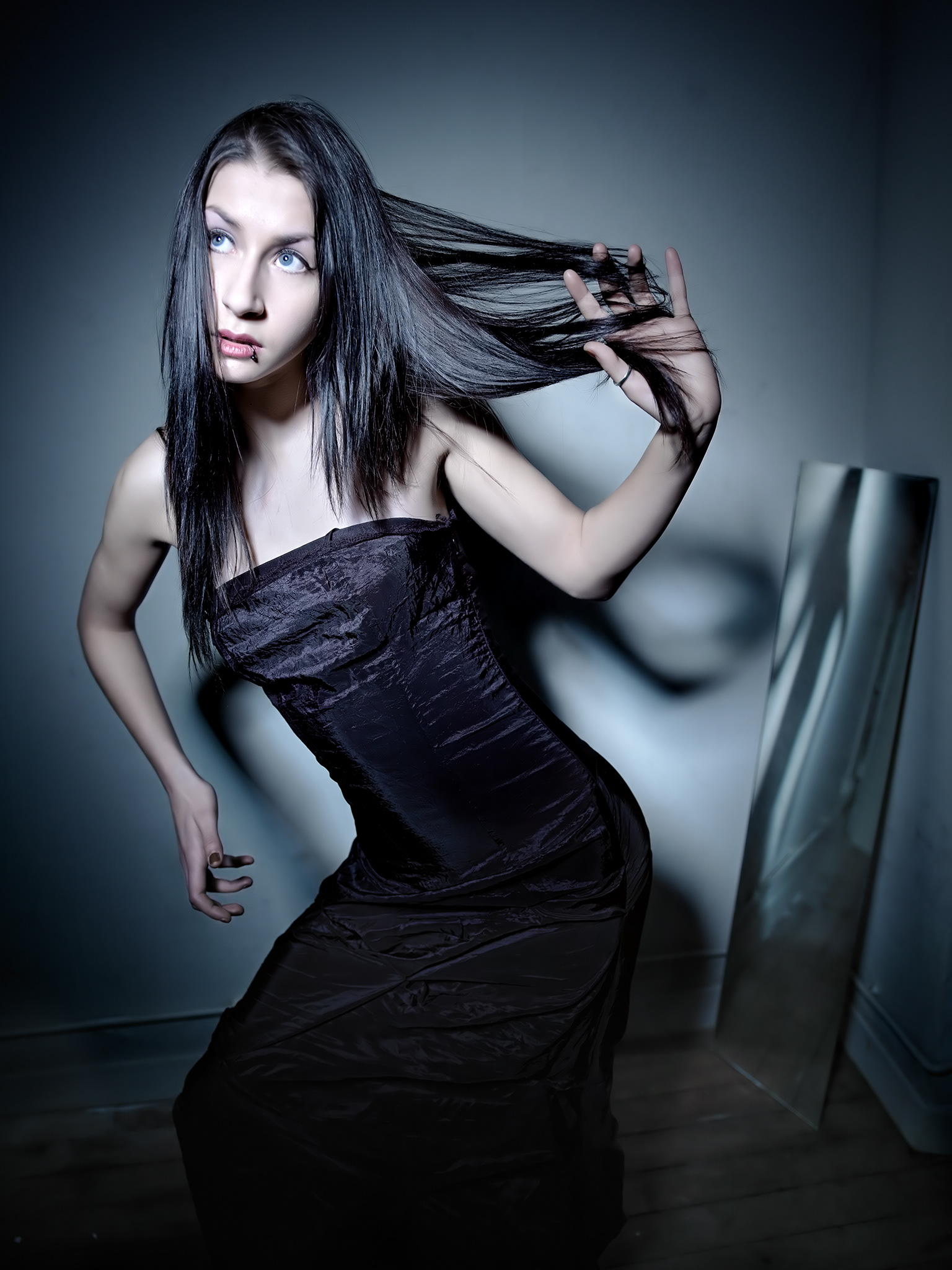Portrait : projet Portrait Bleu