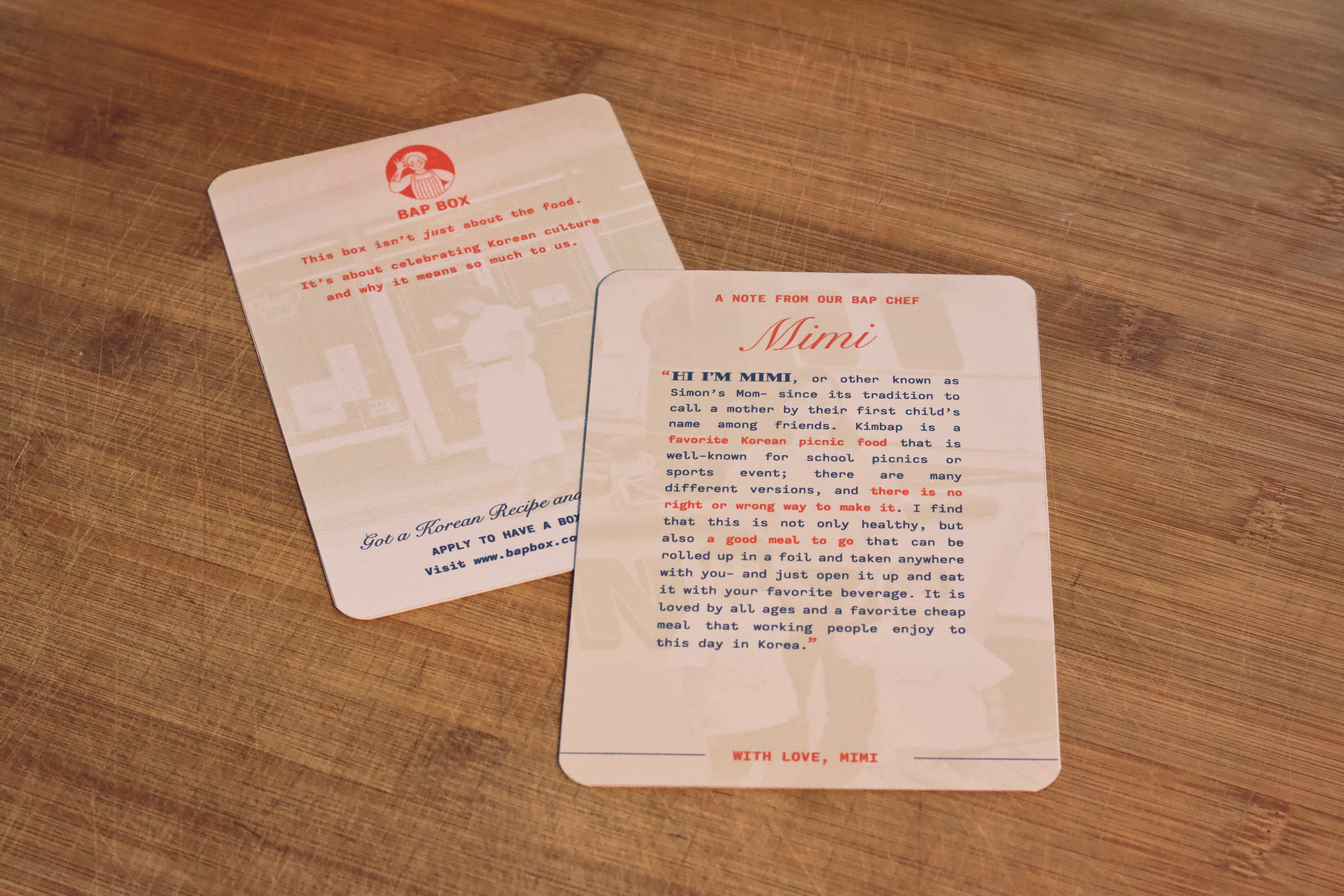 Apply to become a Bap Mom! As the brand lives on, consumers can shout out their own loved ones to dedicate their recipes to our Bap family.
