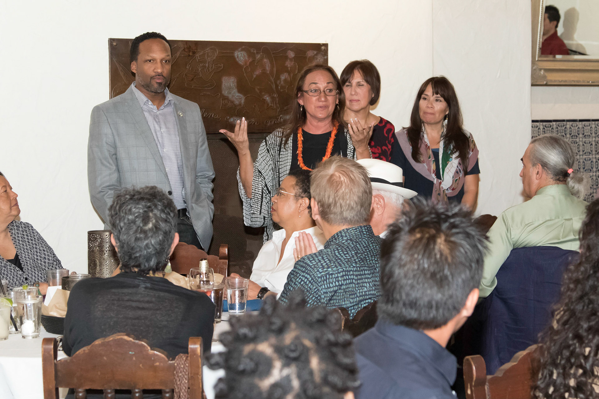 ILI Participants and the San Antonio Community gather at La Fonda for the Welcome Recprtion Dinner