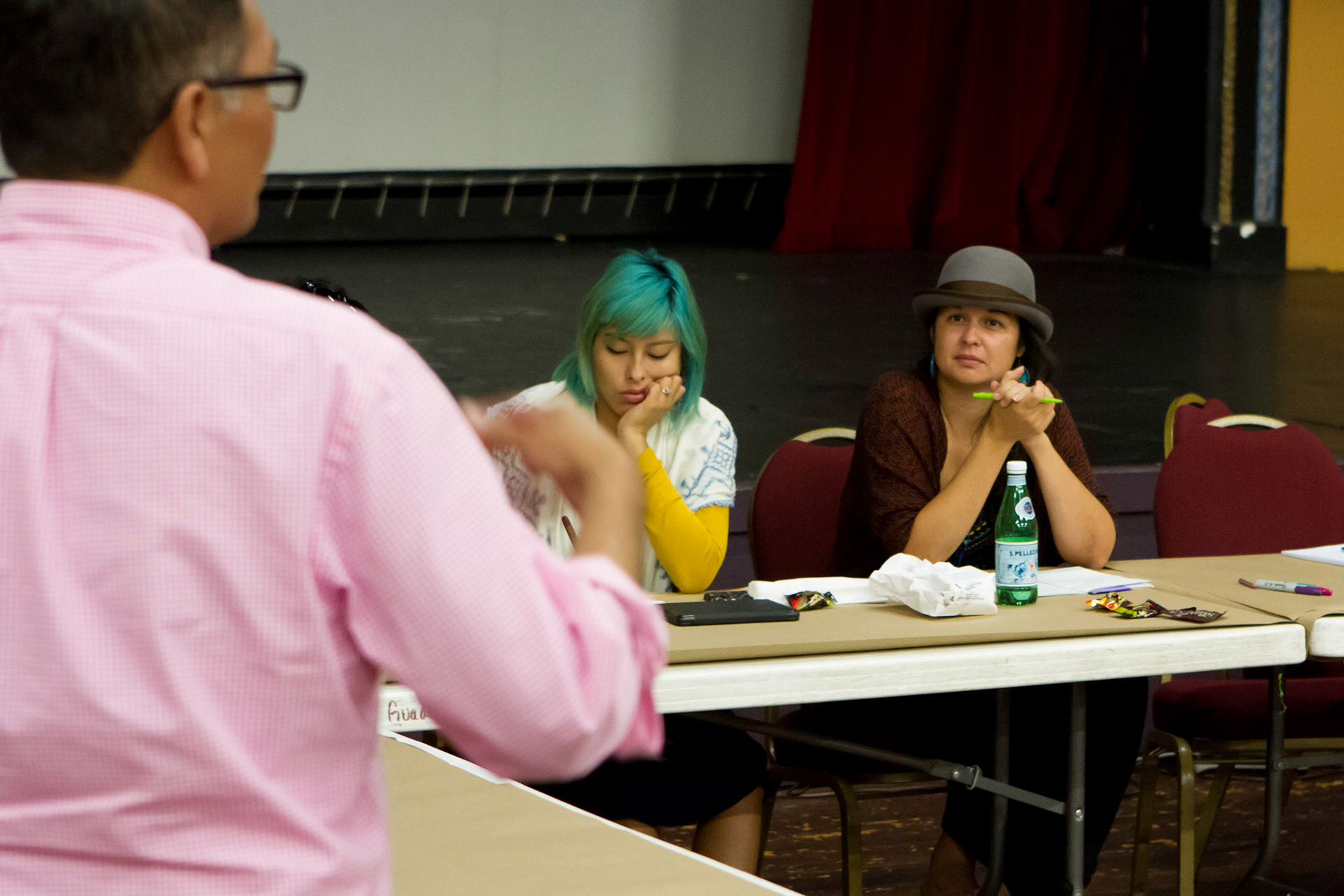 Activies and Session Discussions at the Guadalupe Cultiral Arts Center Theater