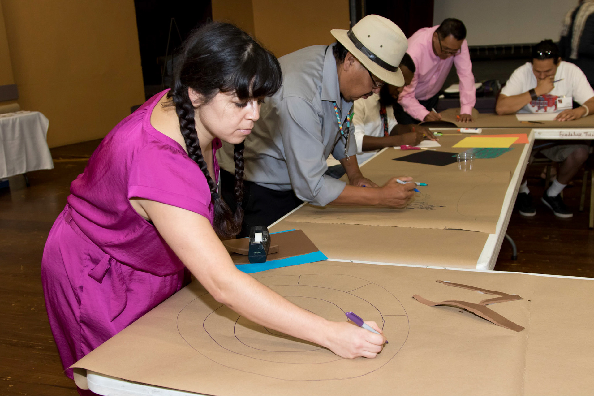 Activies and Session Discussions at the Guadalupe Cultiral Arts Center Theater