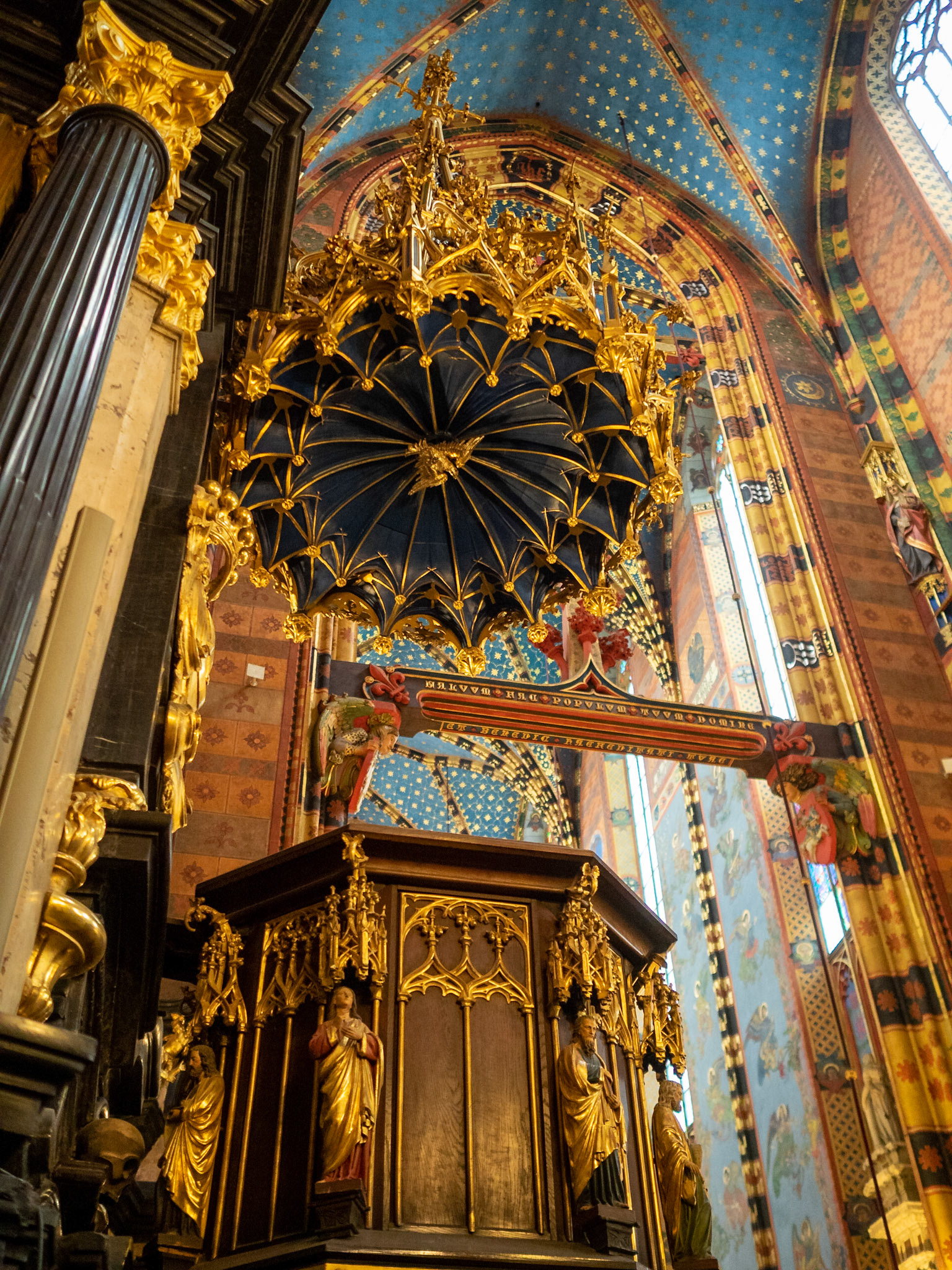 St. Mary's Basilica pulpit, Krakow