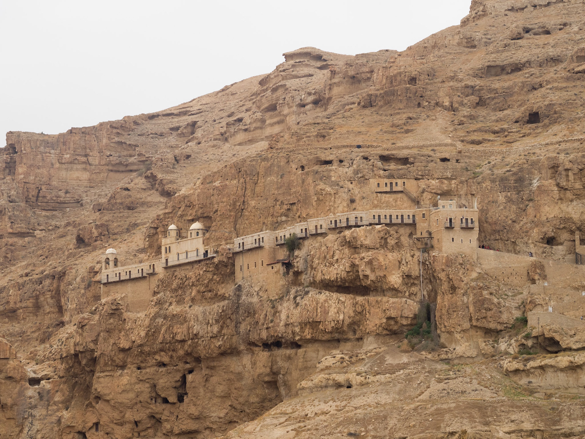 Monastery of the Temptation built in the slops of the Mount of Temptation
