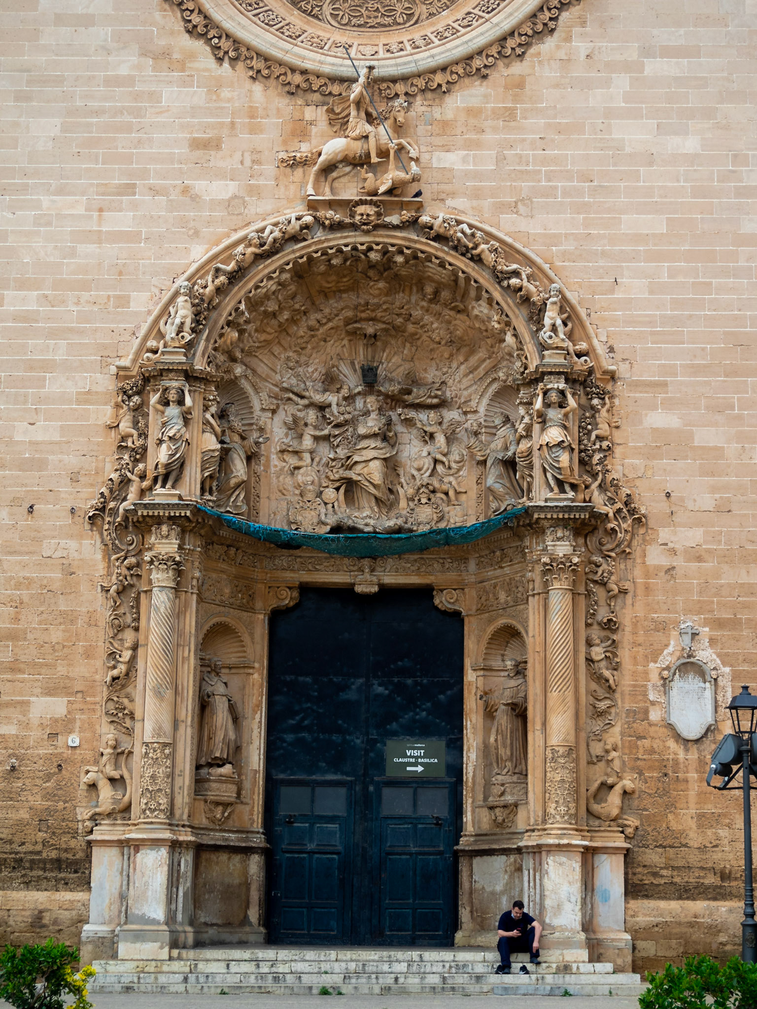 Doorway of the Monti-sion de Palma Church