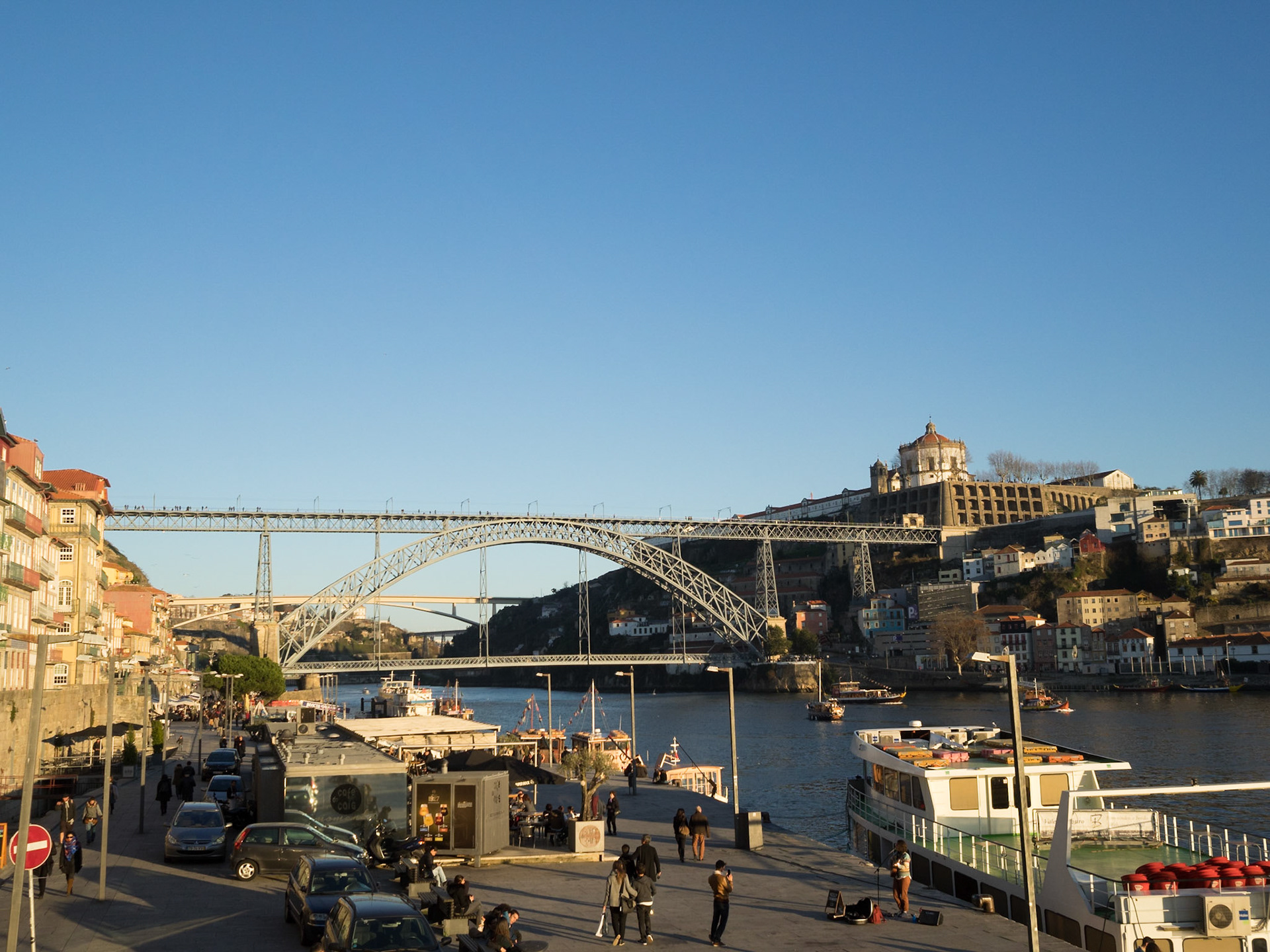 Ribeira and Dom Luis Bridge over Douro river, Oporto