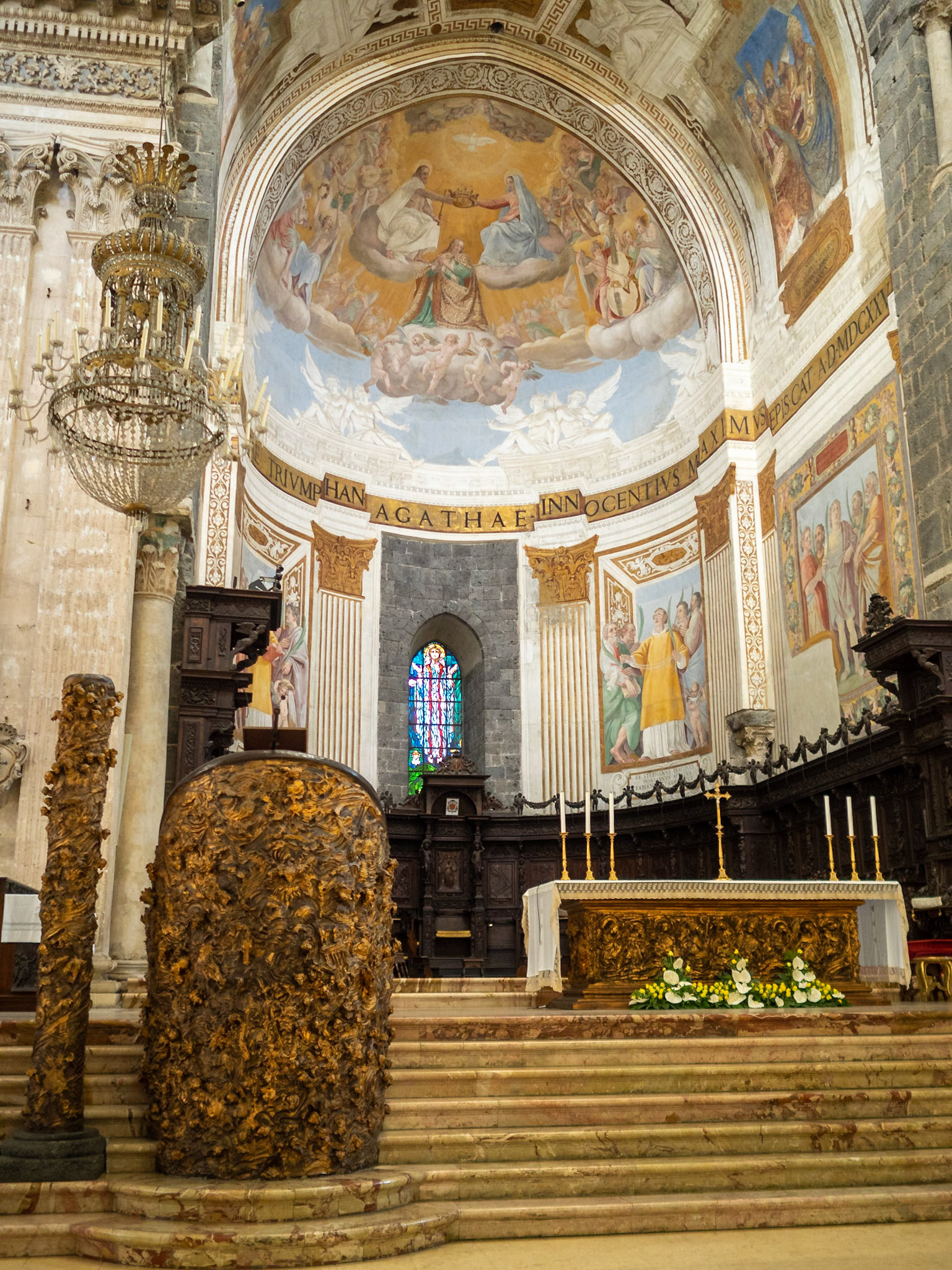 High altar of Catania Cathedral