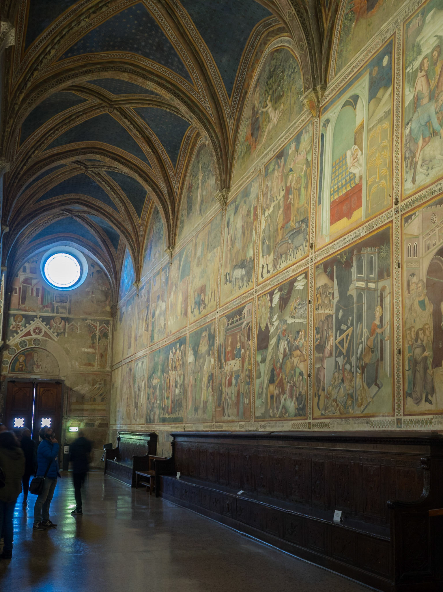 Wall frescos of San Gimignano Collegiate