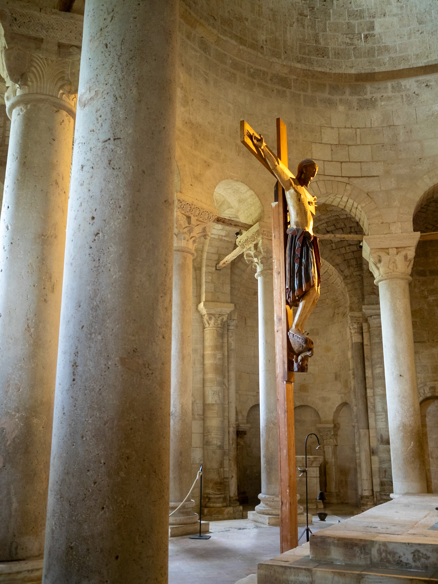 Christ on the Cross, Abbey of Sant'Antimo