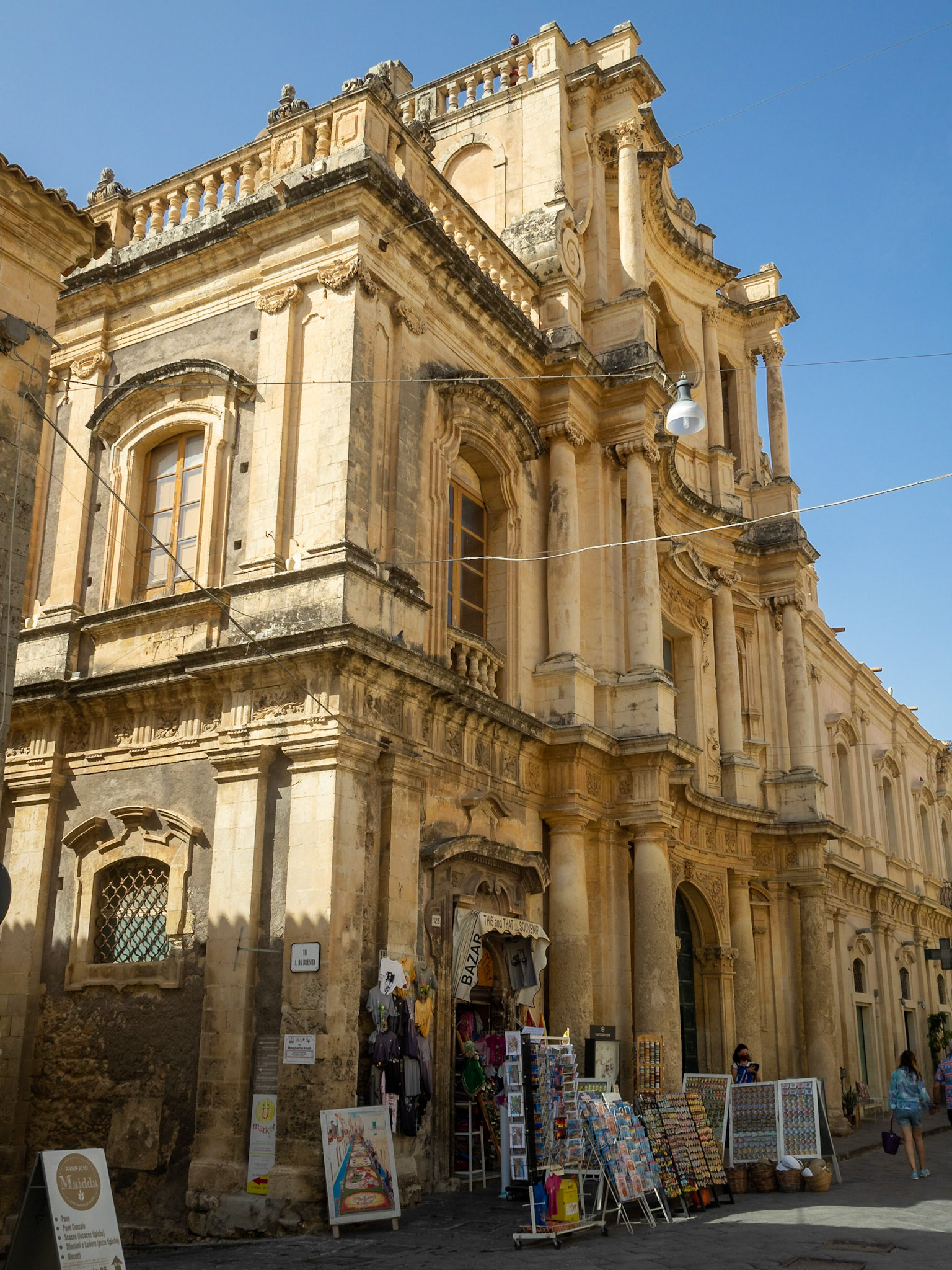Facade of Chiesa di San Carlo, Noto