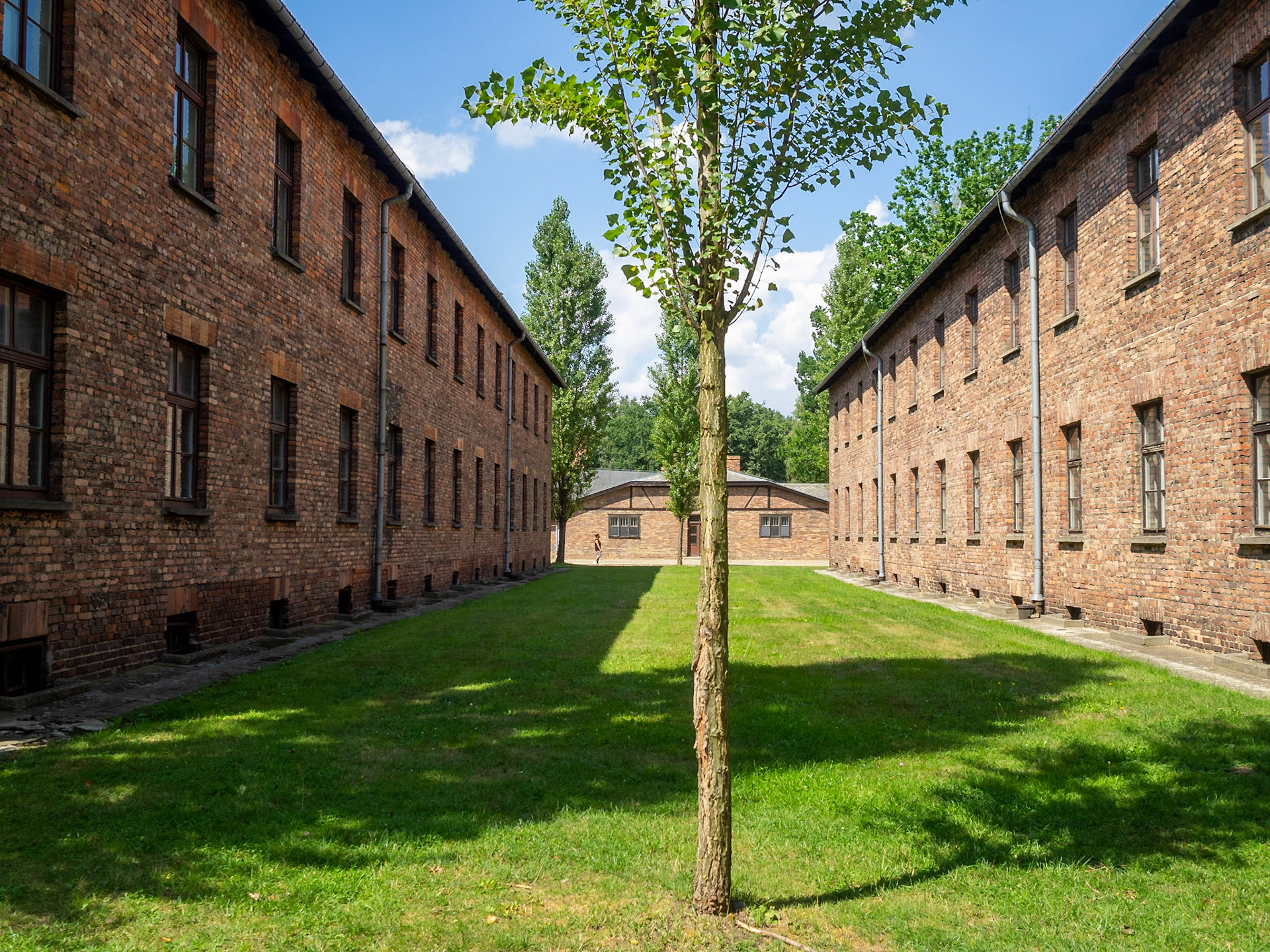 Auschwitz Concentration Camp barracks buildings