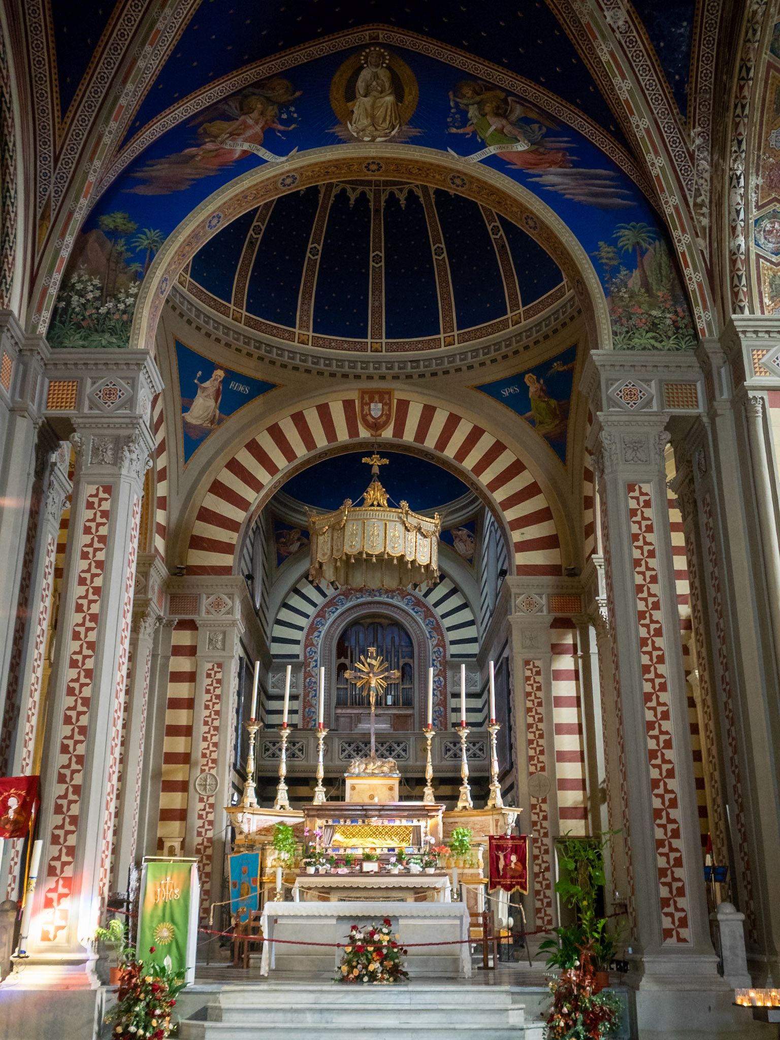 High altar of Santa Margherita Church, Cortona