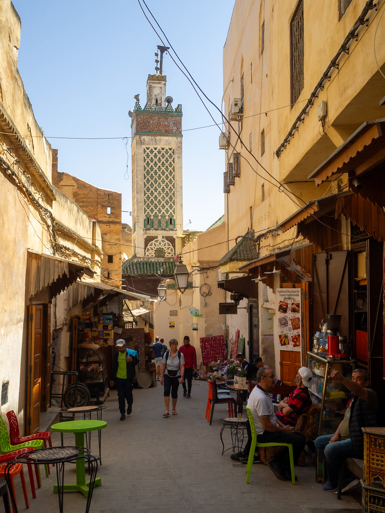 Fez medina street, Morocco