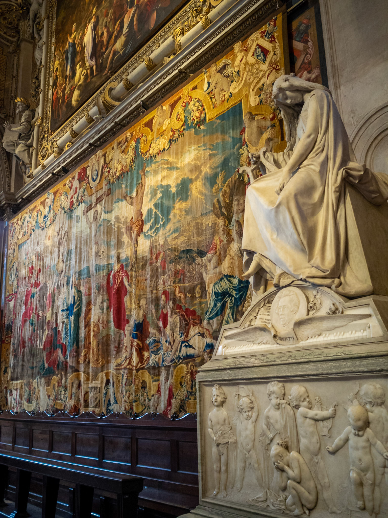 Donizetti funeral monument in Santa Maria Maggiore, Bergamo