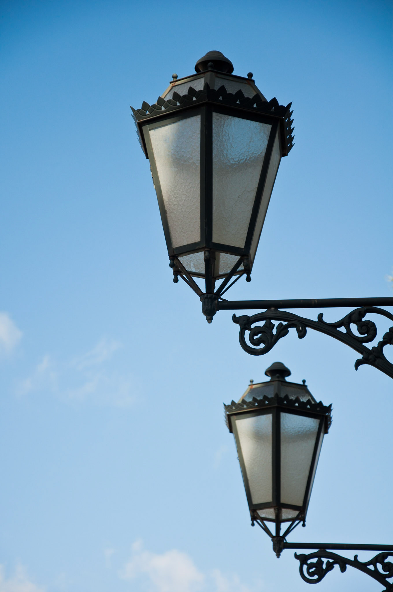 Traditional street lamps, Lisbon