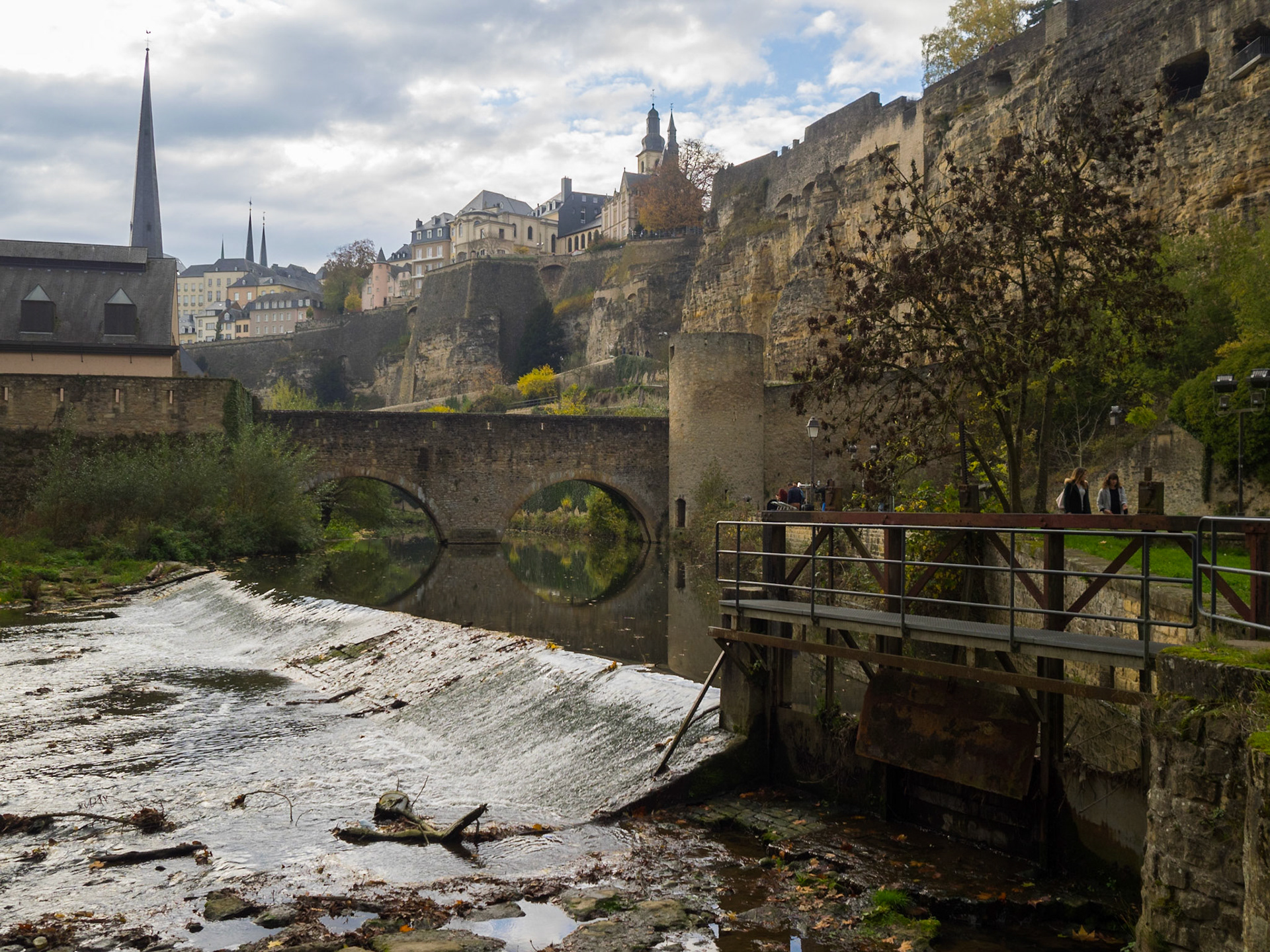 Alzette River by Grande neighbourhood