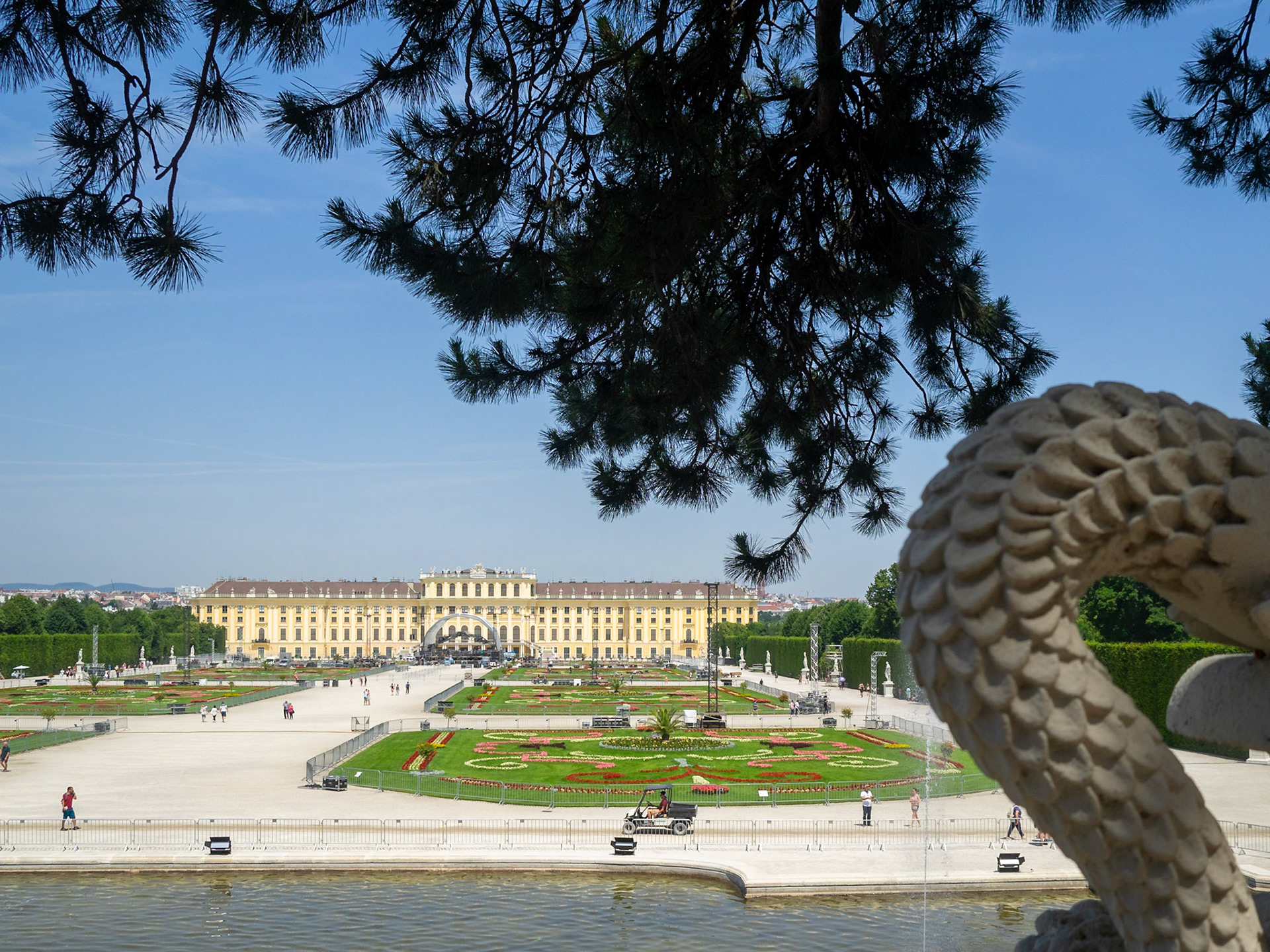 Schonbrunn Palace and gardens