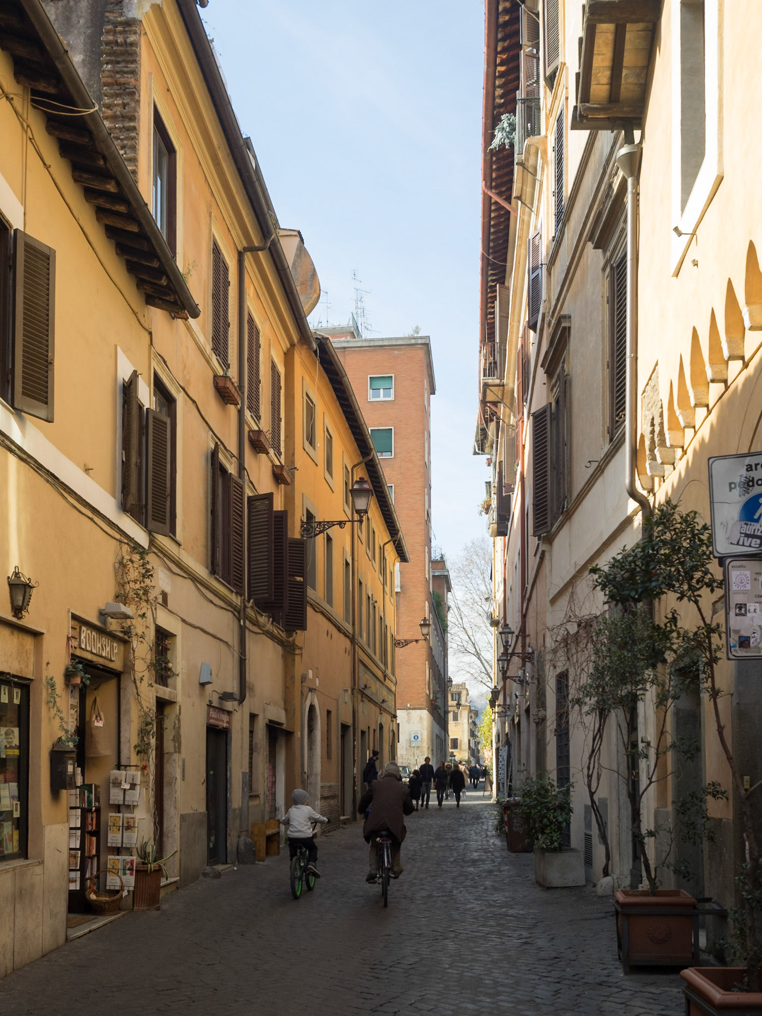 Trastevere street, Rome