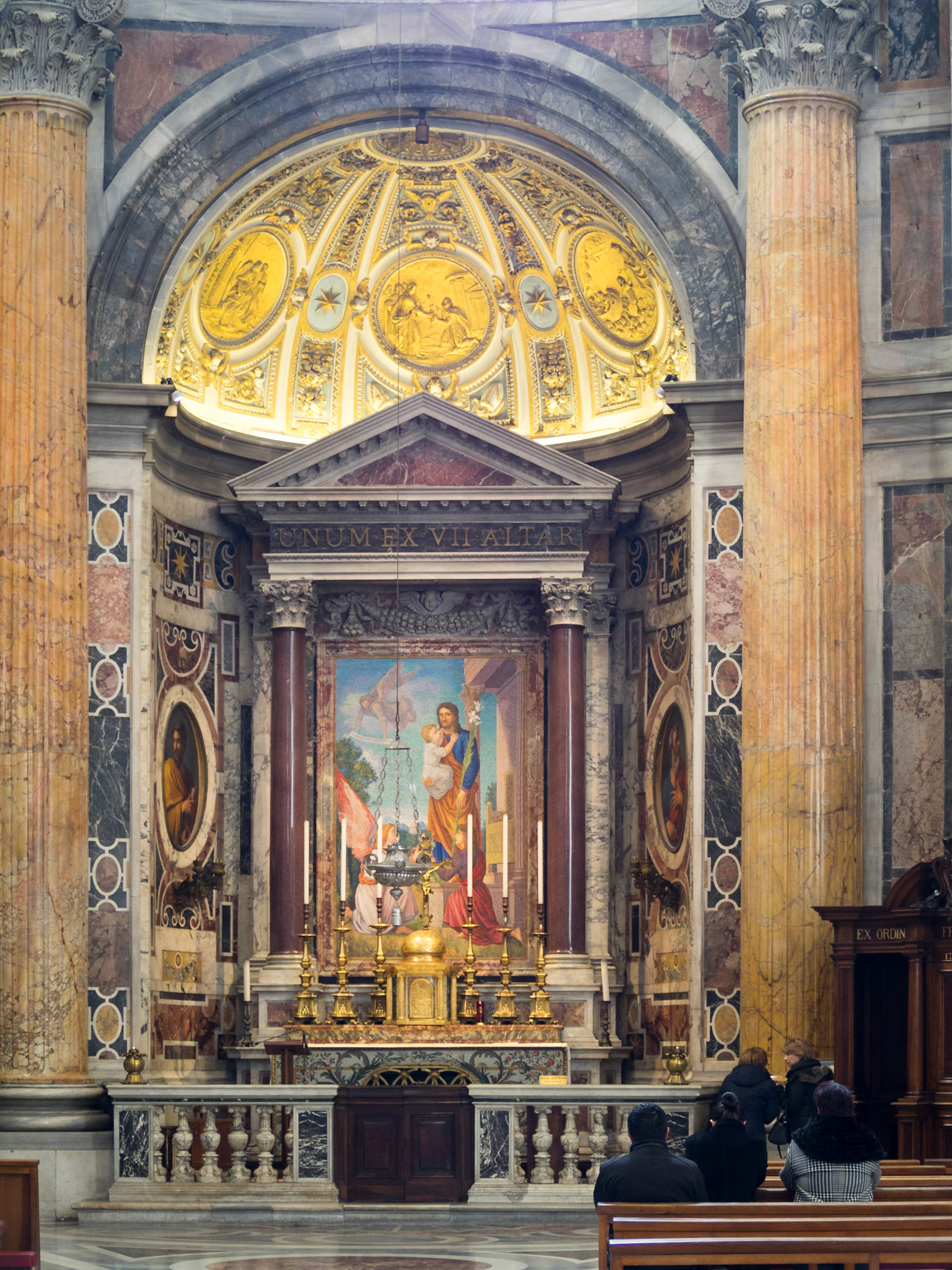 The Altar of St. Joseph, consecrated by Pope John XXIII, St. Peter's Basilica