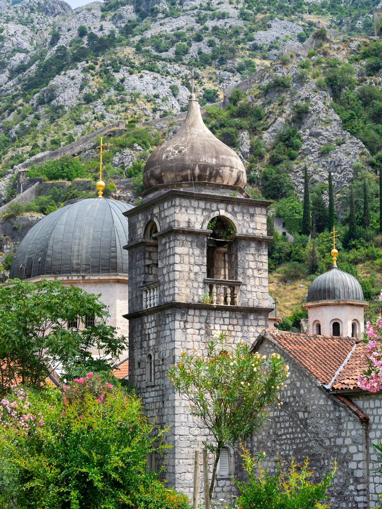 Kotor churches domes