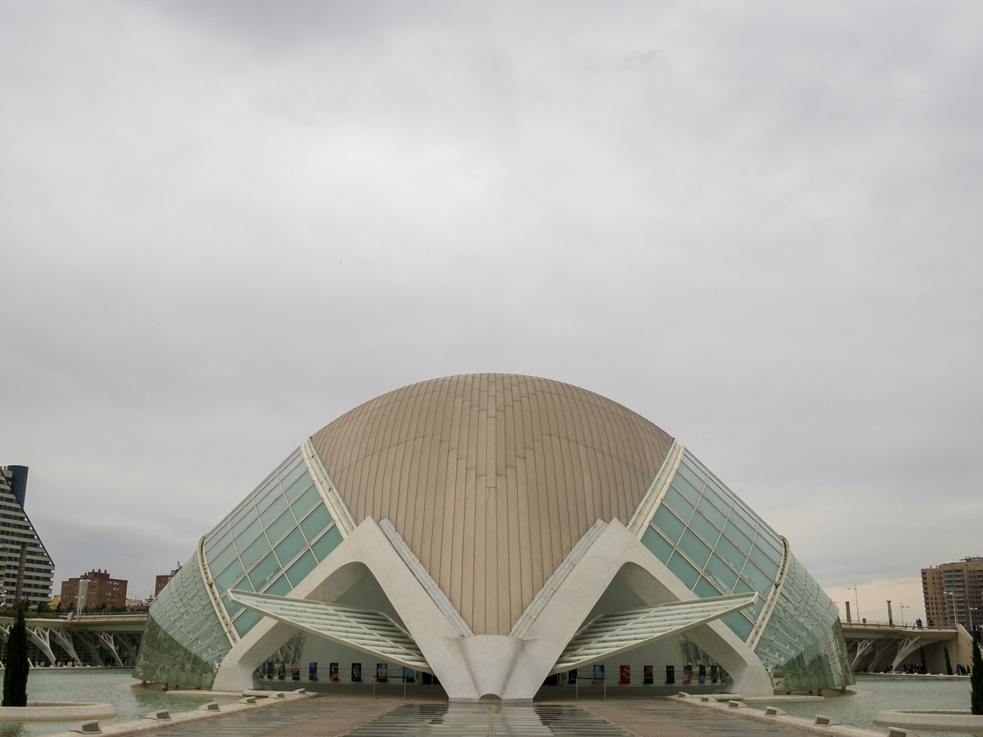 Hemisferic building in Valencia's City of the Arts and Sciences