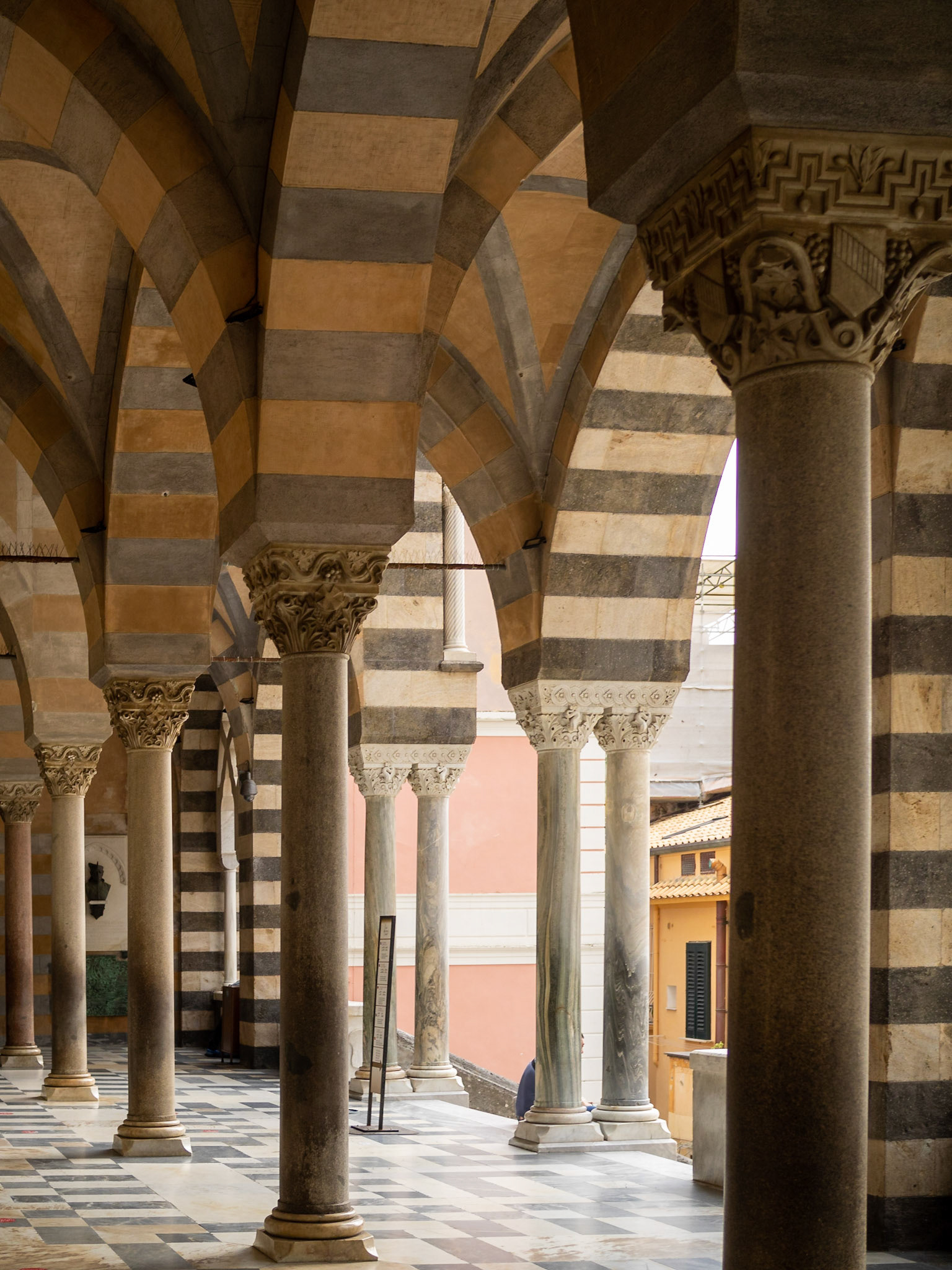 Amalfi Cathedral moorish style arches