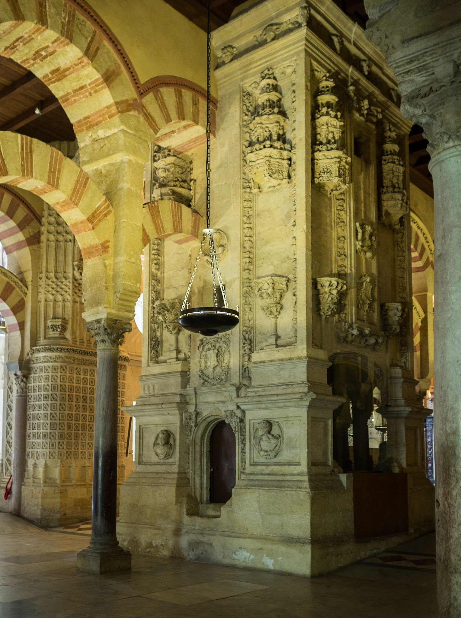 Columns of Mezquita-Catedral, Cordoba