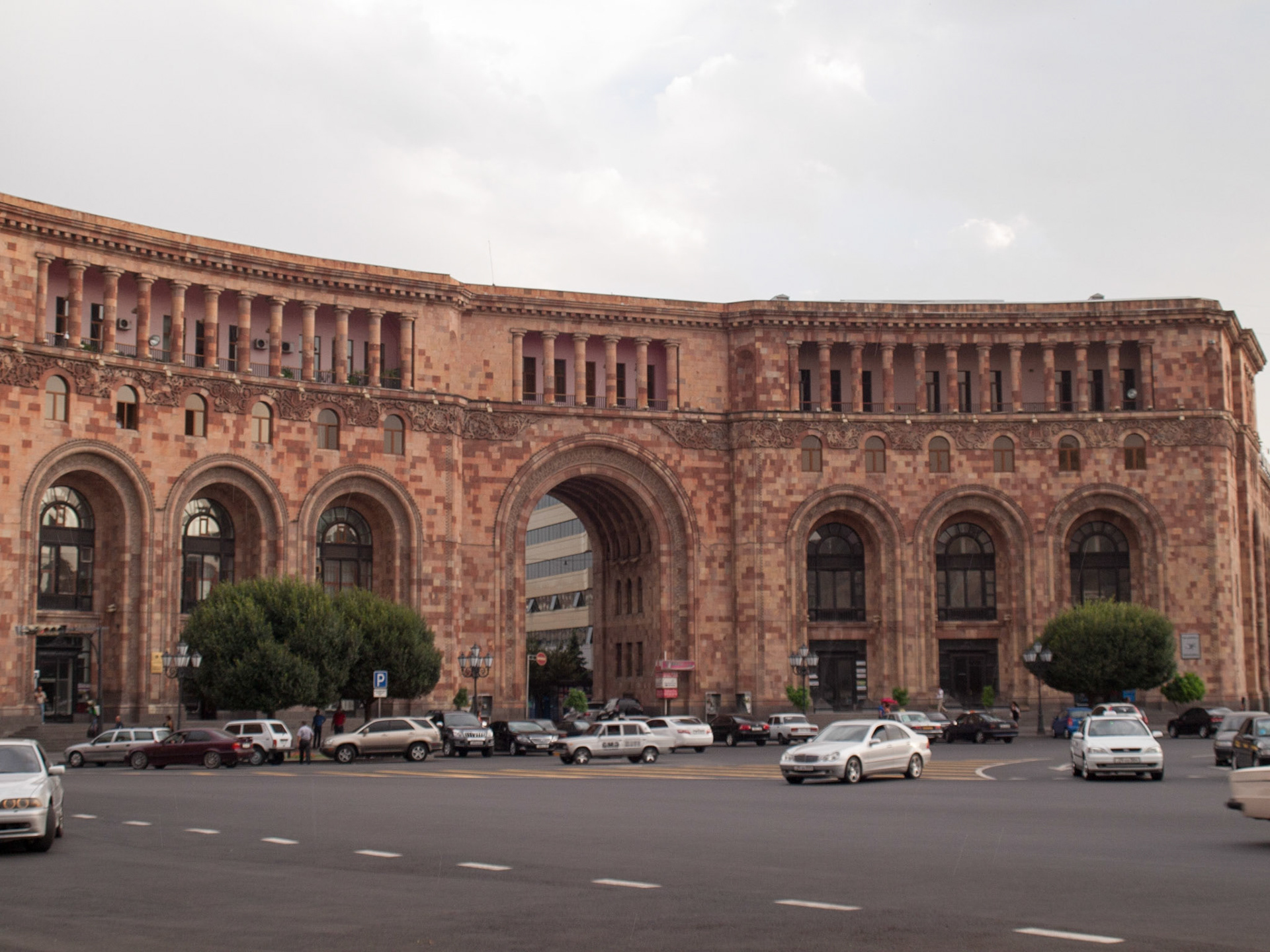 Yerevan Republic square building