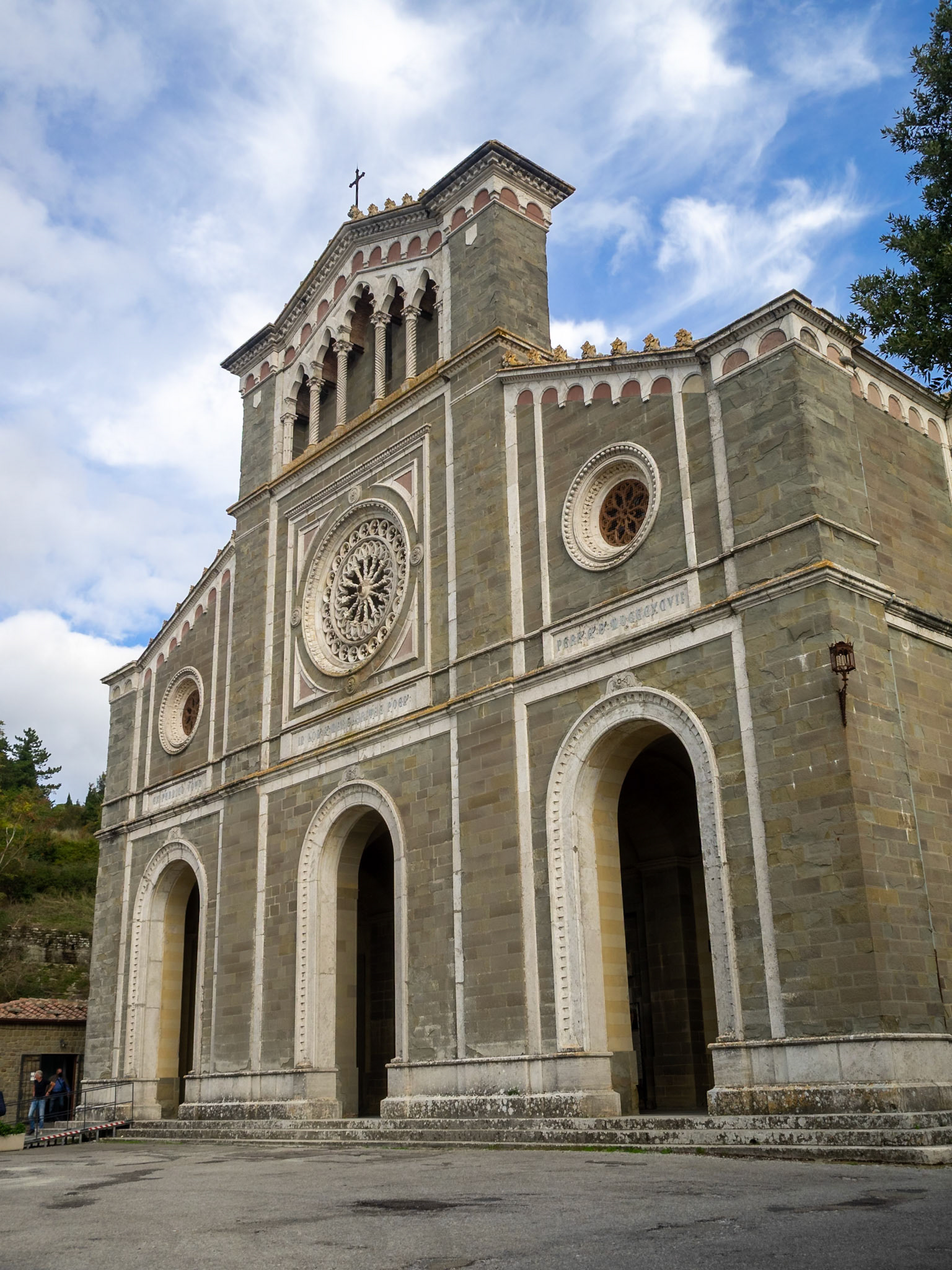Facade of the Santa Margherita Church, Cortona